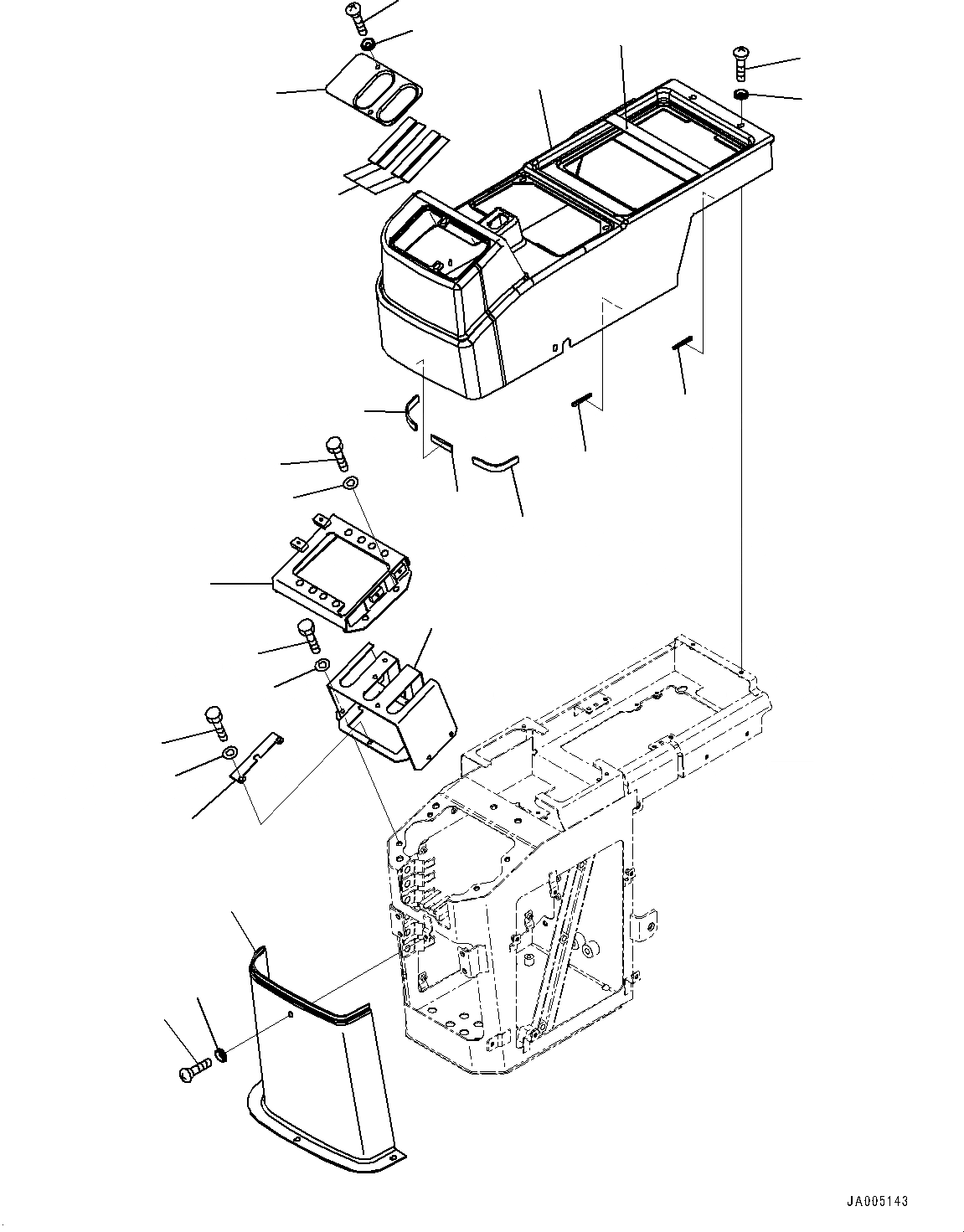 Схема запчастей Komatsu WA200-6 - УПРАВЛЕНИЕ ПОГРУЗКОЙ БЛОК, КОНСОЛЬ COVER, ПРАВ. (№7-) УПРАВЛЕНИЕ ПОГРУЗКОЙ БЛОК, С -РЫЧАГ УПРАВЛЕНИЕ ПОГРУЗКОЙ, СИСТЕМА ROPS