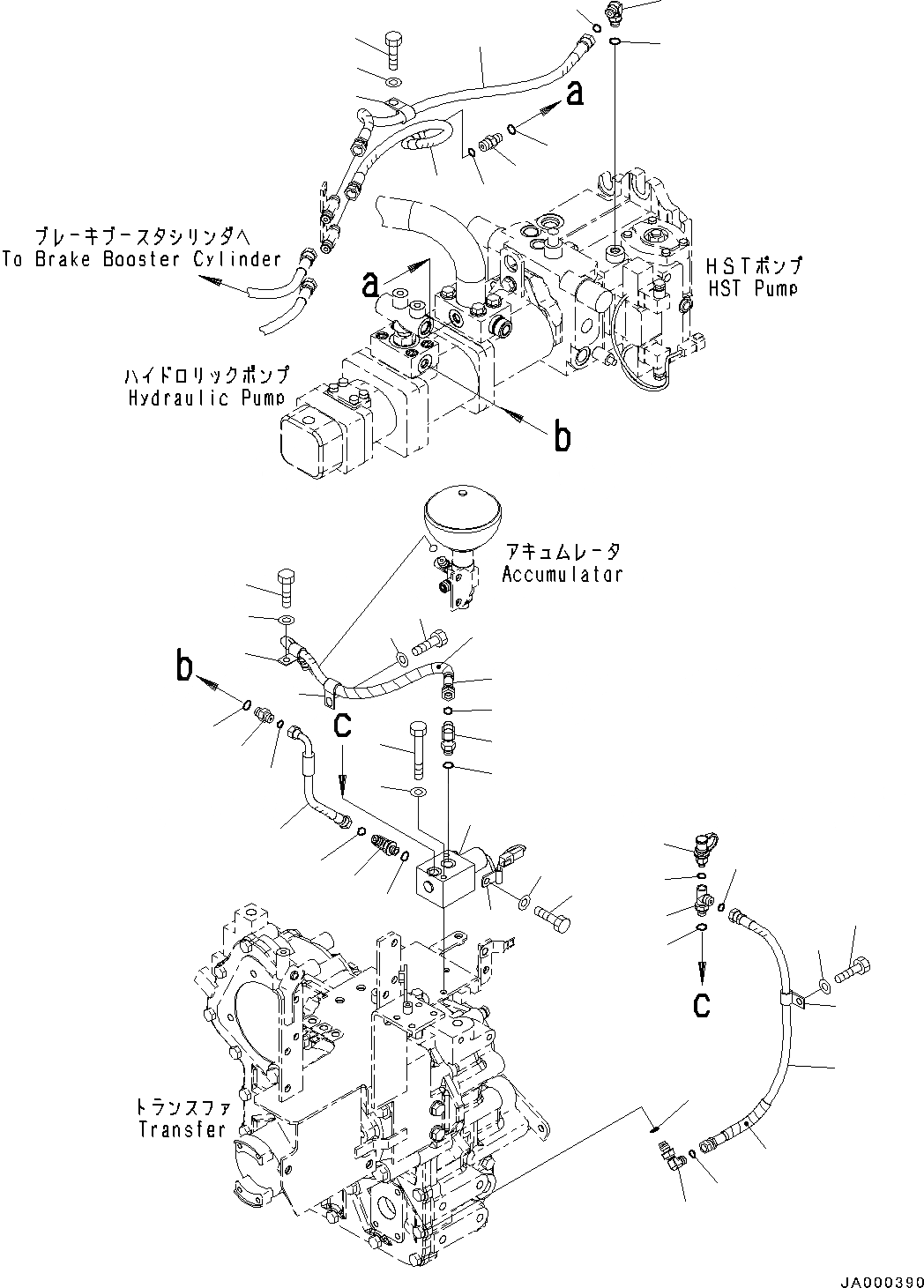 Схема запчастей Komatsu WA200-6 - INCHING УПРАВЛ-Е (№7-) INCHING УПРАВЛ-Е