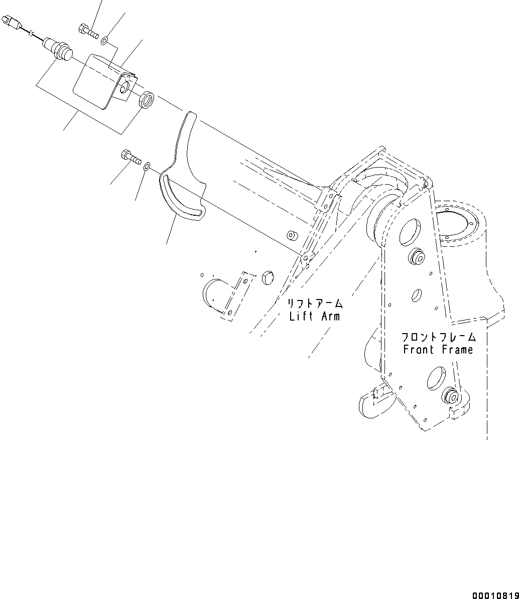 Схема запчастей Komatsu WA200-6 - РУКОЯТЬ И BELL CRANK, КОНЦЕВ. ВЫКЛЮЧ-ЛЬ ПОДЪЕМА СТРЕЛЫ (№79-779) РУКОЯТЬ И BELL CRANK, С ВЫСОК. ПОДЪЕМ РУКОЯТЬ, MM, 3-Х СЕКЦИОНН. КОНТРОЛЬН. КЛАПАН, КОНЦЕВ. ВЫКЛЮЧ-ЛЬ ПОДЪЕМА СТРЕЛЫ