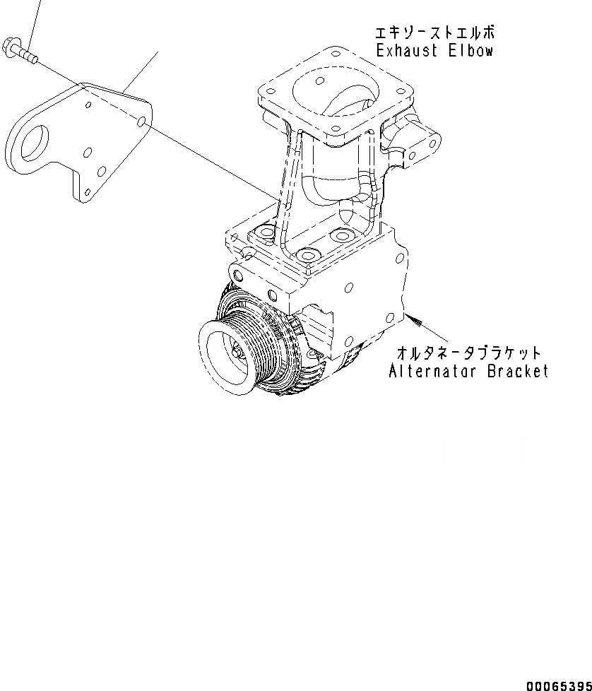 Схема запчастей Komatsu SAA4D107E-1B - ДВИГАТЕЛЬ ПОДЪЕМ (№8-) ДВИГАТЕЛЬ ПОДЪЕМ