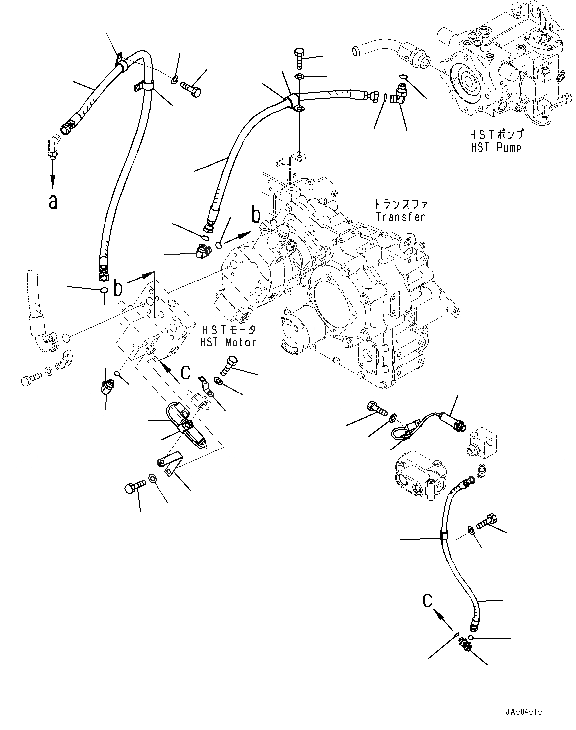 Схема запчастей Komatsu WA200-6 - ГИДРОЛИНИЯ ЭКСТРЕННОГО УПРАВЛЕНИЯ, ТРУБЫ (№7-) ГИДРОЛИНИЯ ЭКСТРЕННОГО УПРАВЛЕНИЯ, С ЭКСТРЕНН. УПРАВЛ., АВТОМАТИЧ. УПРАВЛ-Е ТИП