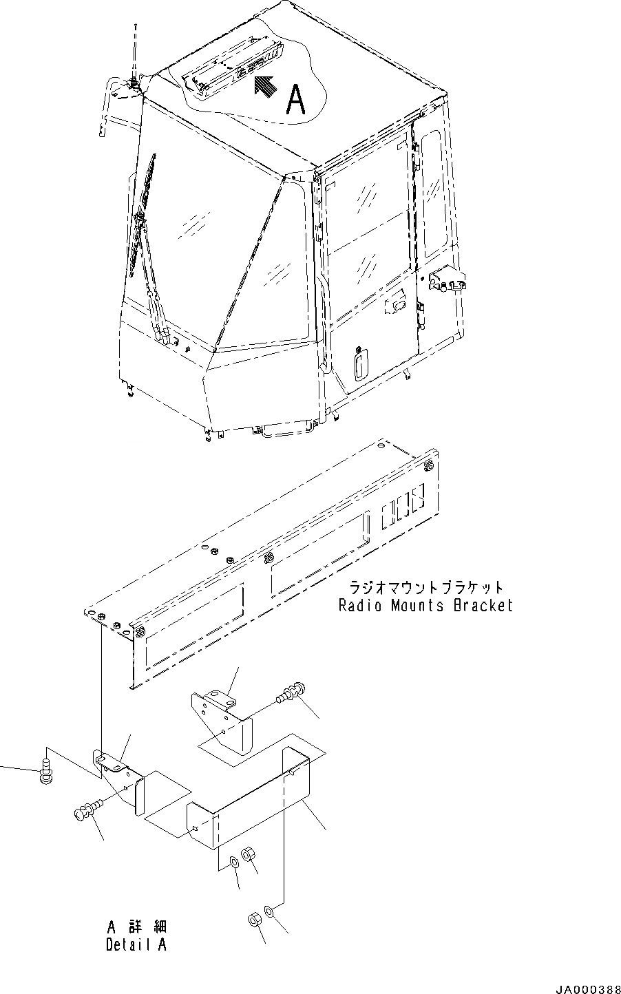 Схема запчастей Komatsu WA200-6 - ЧАСТИ ДЛЯ LESS РАДИО (№7-) ЧАСТИ ДЛЯ LESS РАДИО