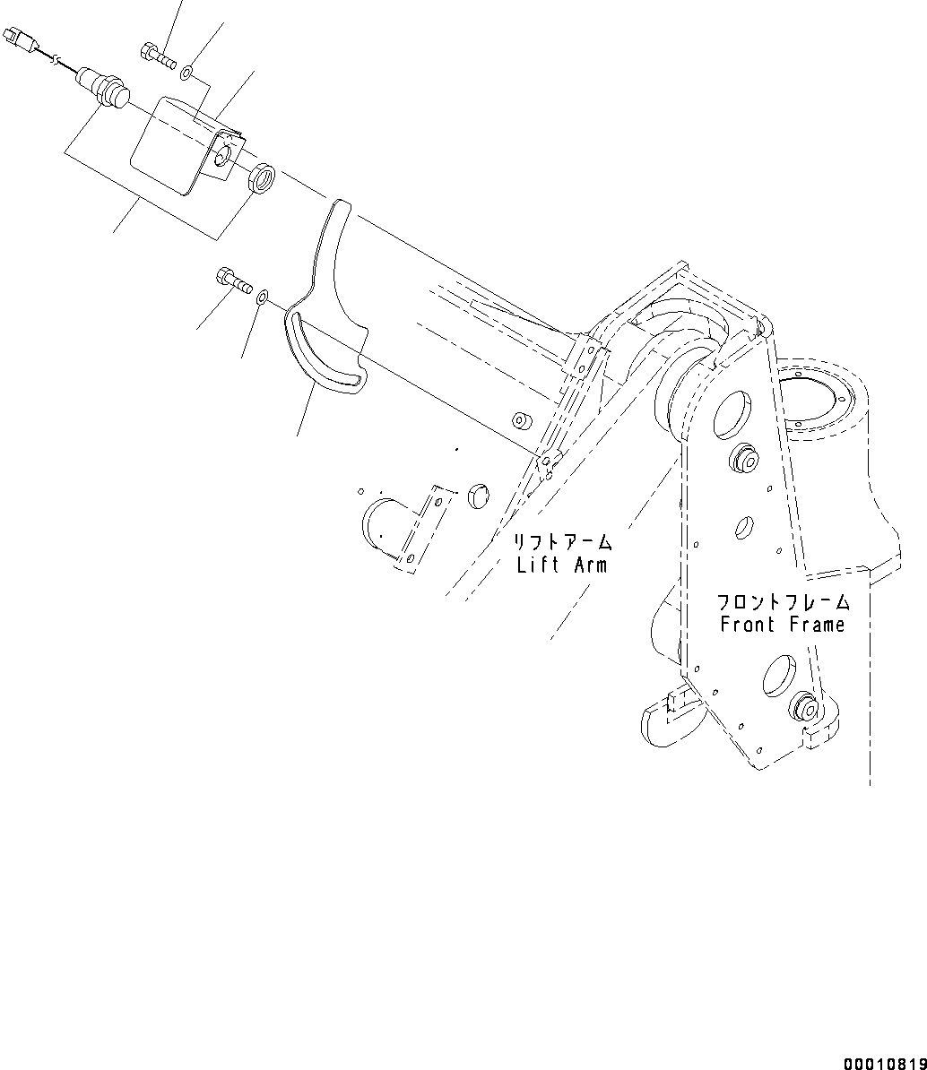 Схема запчастей Komatsu WA200-6 - РУКОЯТЬ И BELL CRANK, КОНЦЕВ. ВЫКЛЮЧ-ЛЬ ПОДЪЕМА СТРЕЛЫ (№7-79) РУКОЯТЬ И BELL CRANK, С 3-Х СЕКЦ. КОНТР. КЛАПАНОМ, КОНЦЕВ. ВЫКЛЮЧ-ЛЬ ПОДЪЕМА СТРЕЛЫ