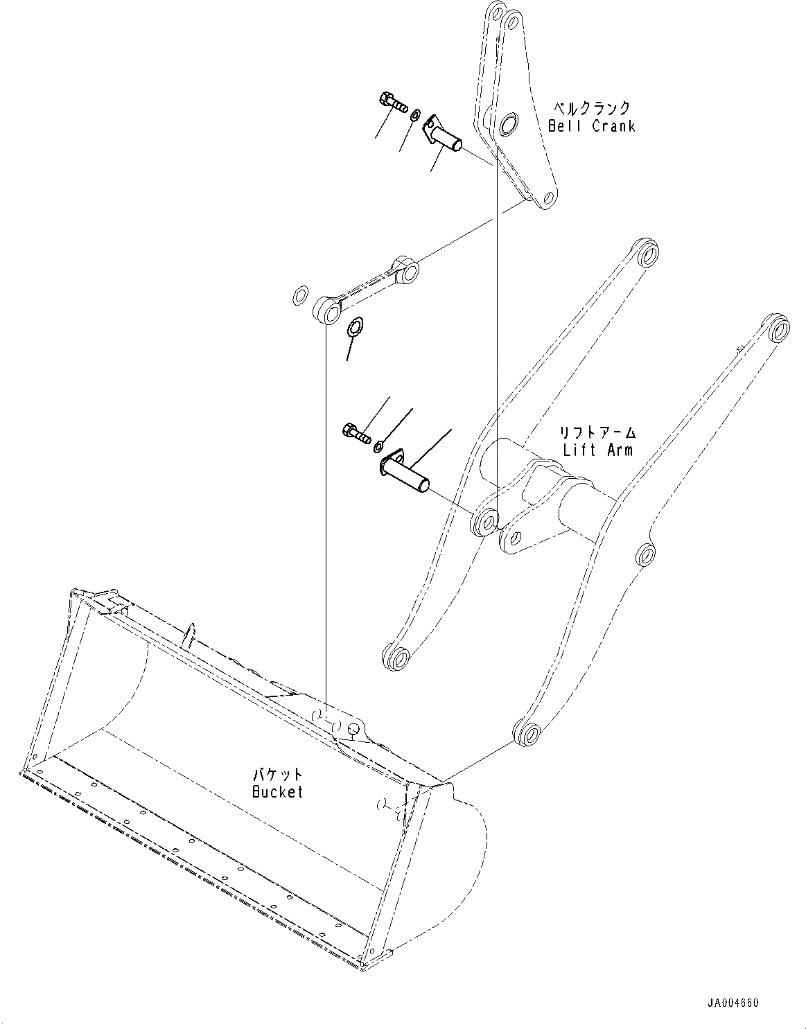 Схема запчастей Komatsu WA200-6 - РУКОЯТЬ И BELL CRANK, ПАЛЕЦ (/) (№779-) РУКОЯТЬ И BELL CRANK, С 3-Х СЕКЦ. КОНТР. КЛАПАНОМ, БЕЗ КОНЦЕВ. ВЫКЛЮЧ-ЛЬ ПОДЪЕМА СТРЕЛЫ