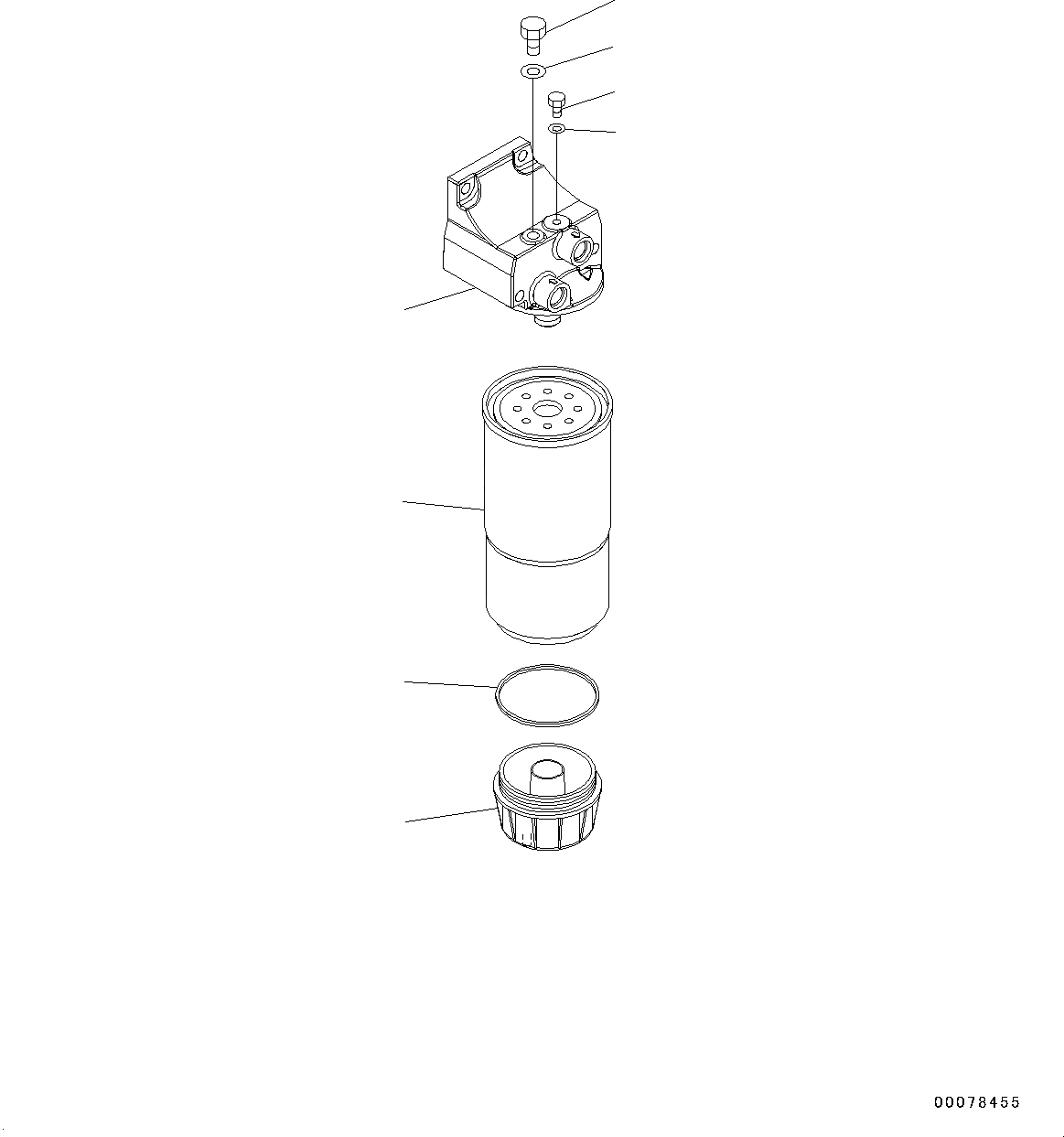 Схема запчастей Komatsu SAA6D125E-5J - PREФИЛЬТР. (№9-) PREФИЛЬТР.