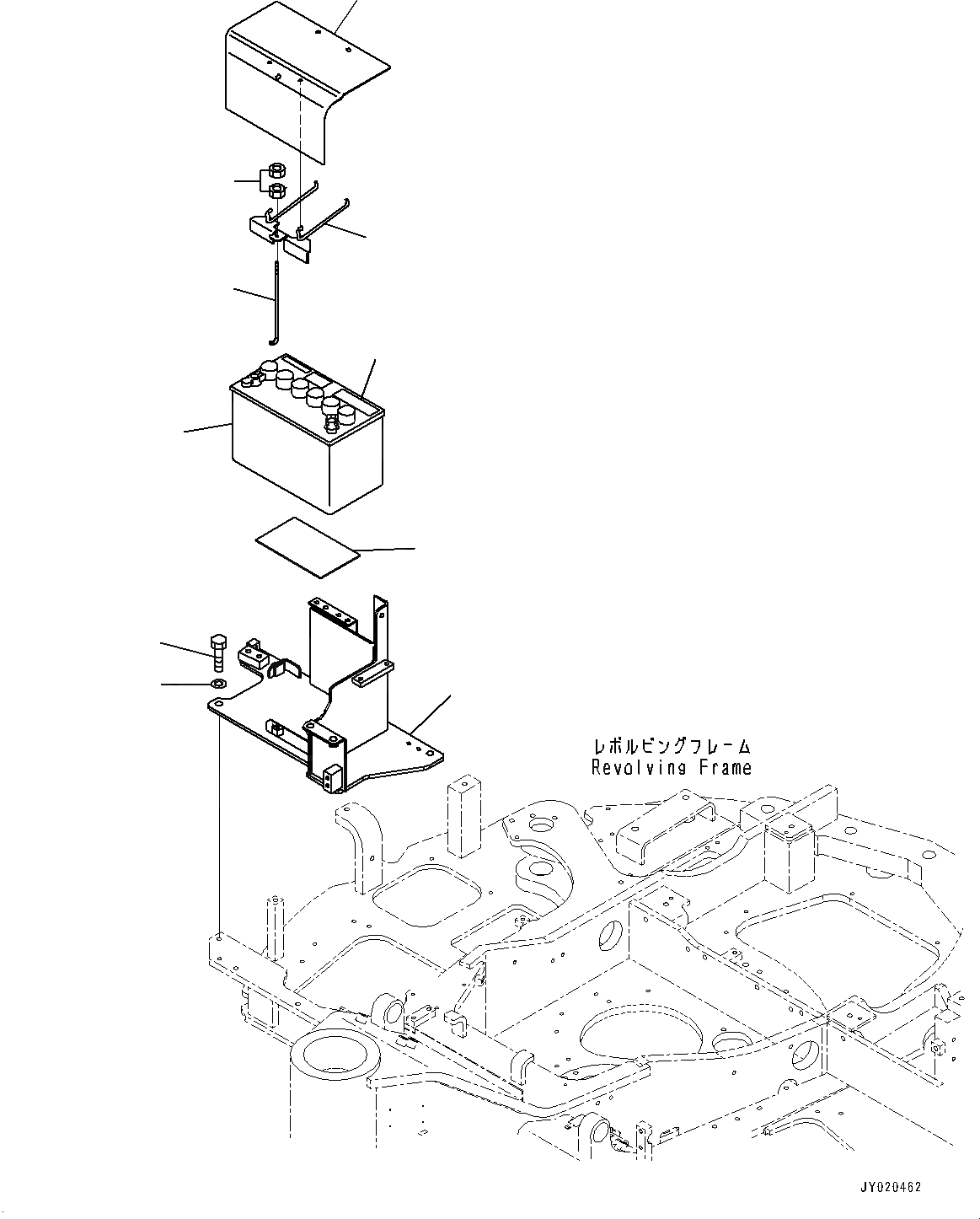 Схема запчастей Komatsu PC55MR-3 - АККУМУЛЯТОР (№-) АККУМУЛЯТОР, ДЛЯ СТРАН ЕС