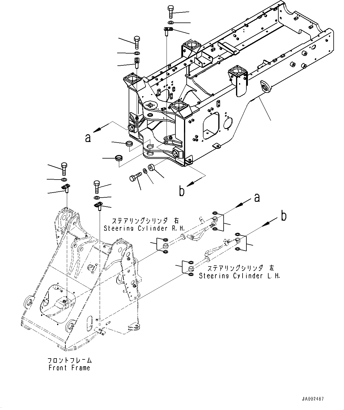 Схема запчастей Komatsu WA150-6 - HYDROSTATIC ТРАНСМИССИЯ (HST) МАСЛОПРОВОДЯЩАЯ ЛИНИЯ, ОСНОВН. ТРУБЫ (№8-) HYDROSTATIC ТРАНСМИССИЯ (HST) МАСЛОПРОВОДЯЩАЯ ЛИНИЯ, С ЭКСТРЕНН. УПРАВЛ., АВТОМАТИЧ. УПРАВЛ-Е ТИП