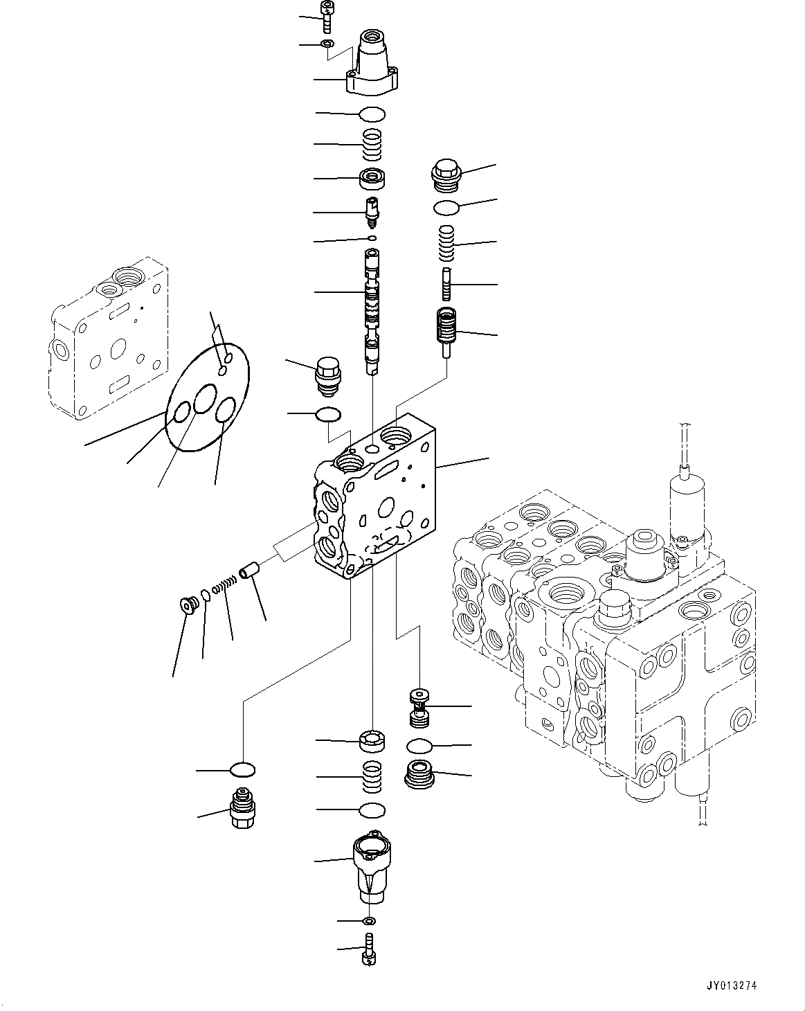 Схема запчастей Komatsu D65PX-16 - КРЫЛО ГРУППА, УПРАВЛЯЮЩ. КЛАПАН, -КЛАПАН (7/) (№8-) КРЫЛО ГРУППА, ДЛЯ MACHINE С 5-СЕКЦИОНН. КЛАПАН ГИДРАВЛS, С ПОВОРОТН. ОТВАЛ С ИЗМ. УГЛОМ DOZER, ДЛЯ MACHINE С РЫХЛИТЕЛЕМ