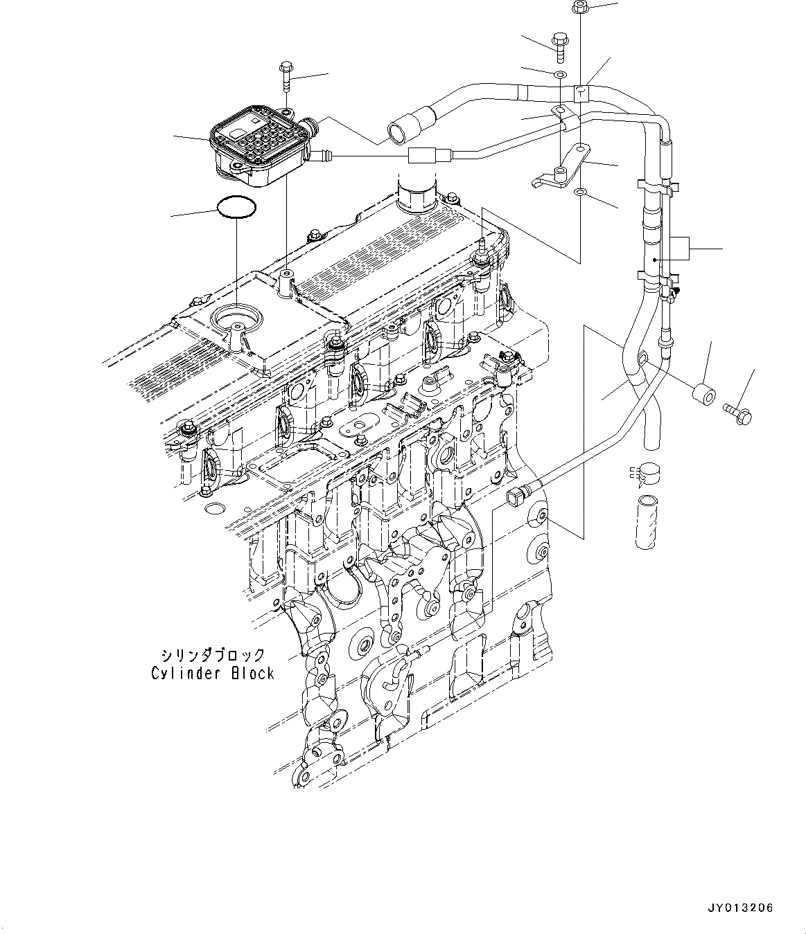 Схема запчастей Komatsu SAA6D114E-3E - САПУН (№88-) САПУН