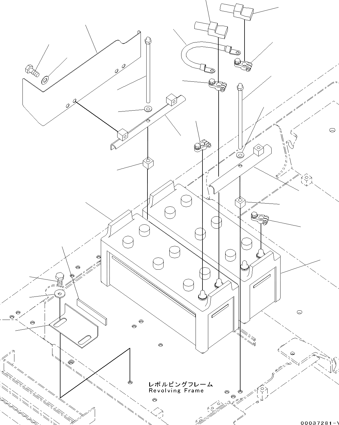 Схема запчастей Komatsu PC300-8 - АККУМУЛЯТОР (№C-) АККУМУЛЯТОР