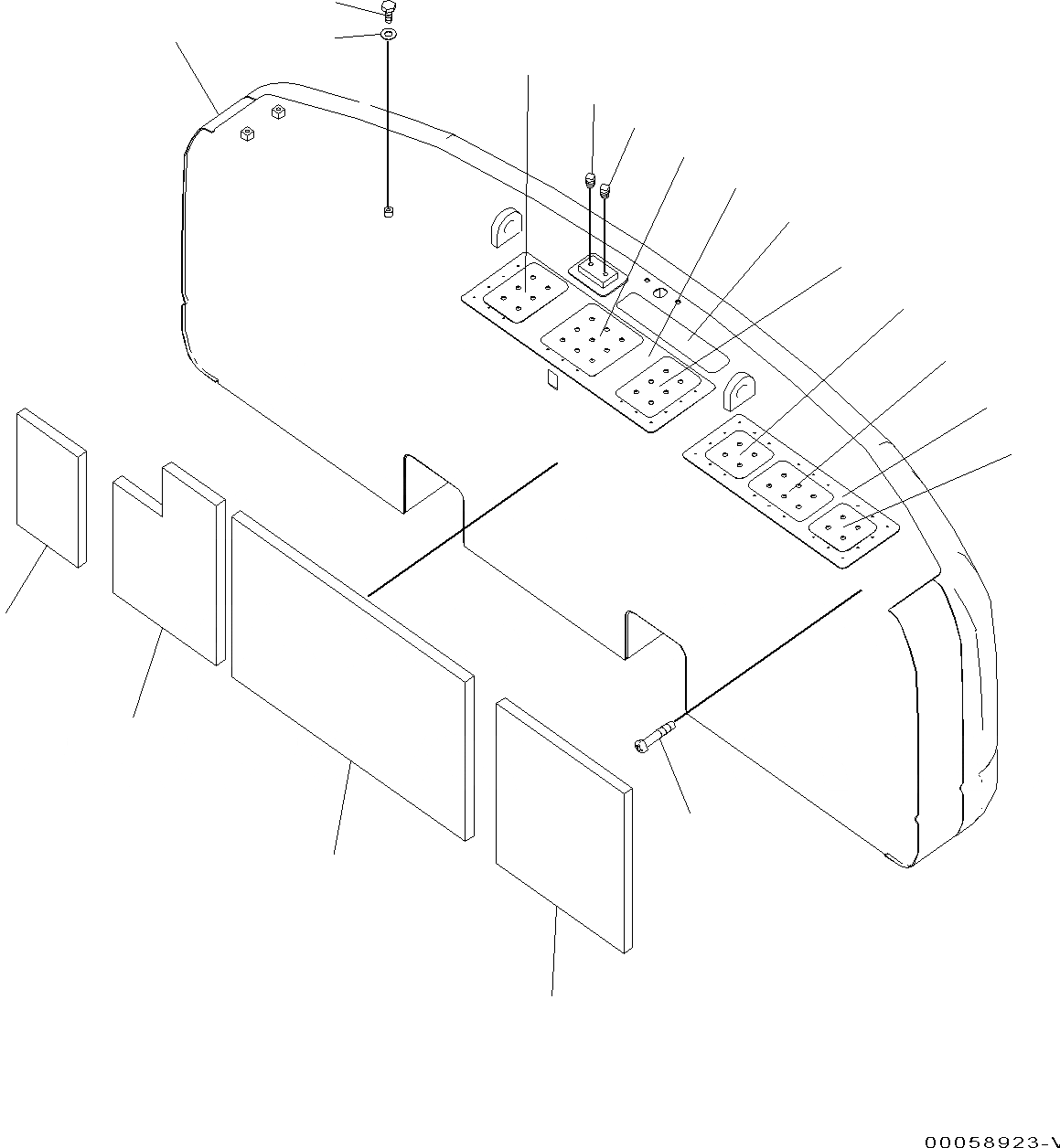 Схема запчастей Komatsu PC300-8 - ПРОТИВОВЕС, 7KG (№C-) ПРОТИВОВЕС, 7KG