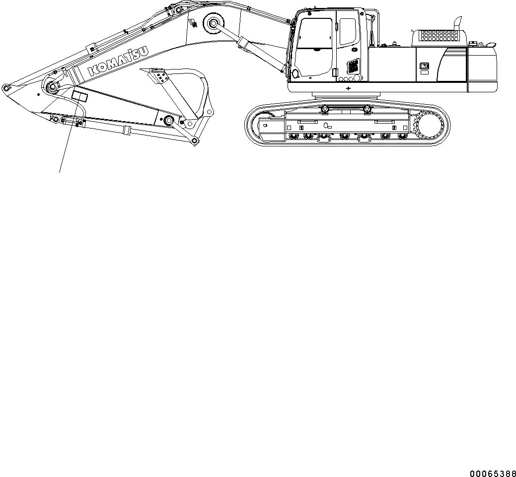 Схема запчастей Komatsu PC300-8 - ПРЕДУПРЕЖДАЮЩ. МАРКИРОВКА, РУКОЯТЬ (№C-) ПРЕДУПРЕЖДАЮЩ. МАРКИРОВКА, РУКОЯТЬ