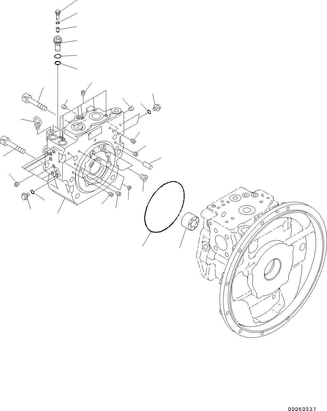 Схема запчастей Komatsu PC130-8 - ОСНОВН. ПОРШЕНЬ НАСОС(№C-) ОСНОВН. ПОРШЕНЬ НАСОС