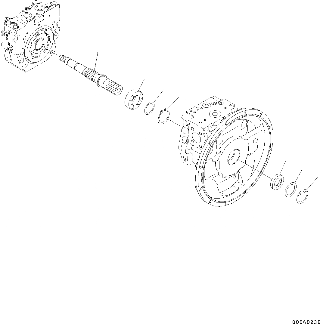 Схема запчастей Komatsu PC130-8 - ОСНОВН. ПОРШЕНЬ НАСОС(№C-) ОСНОВН. ПОРШЕНЬ НАСОС