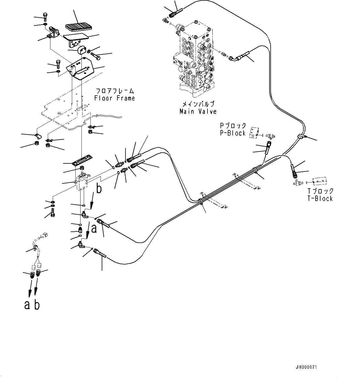 Схема запчастей Komatsu PC130-8 - КАБИНА, -АКТУАТОР(№C-) КАБИНА, -АКТУАТОР