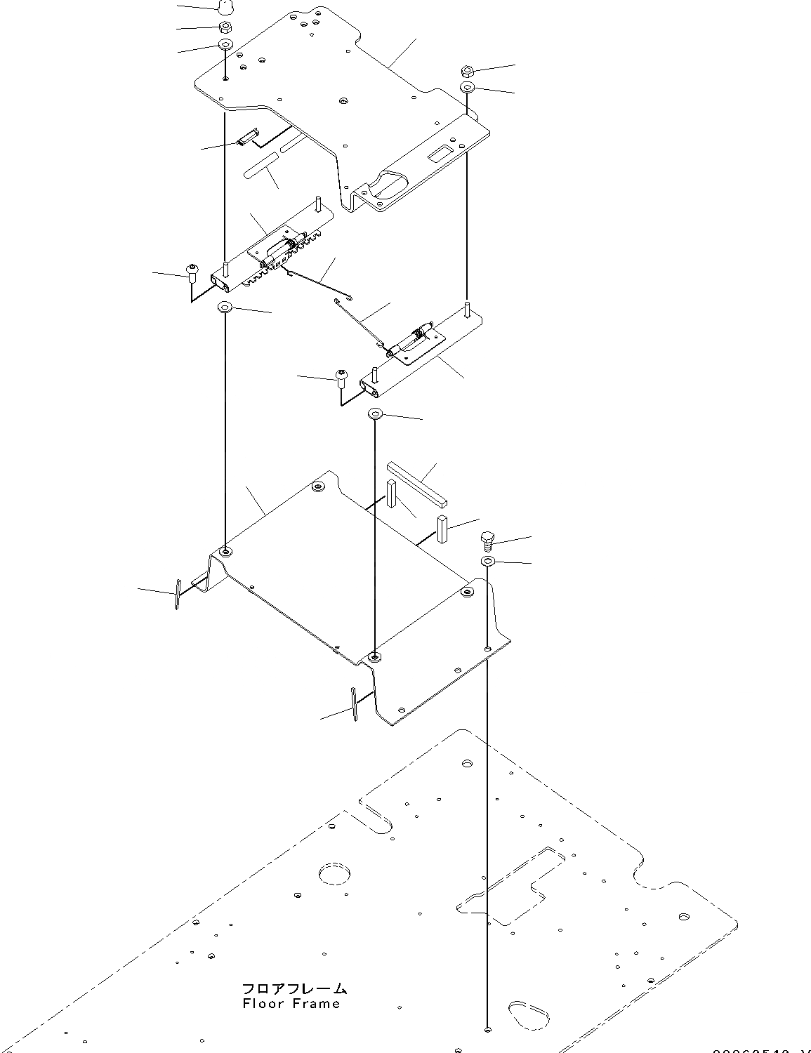 Схема запчастей Komatsu PC130-8 - КАБИНА, ДЛЯ KAL(№C-) КАБИНА, ДЛЯ KAL