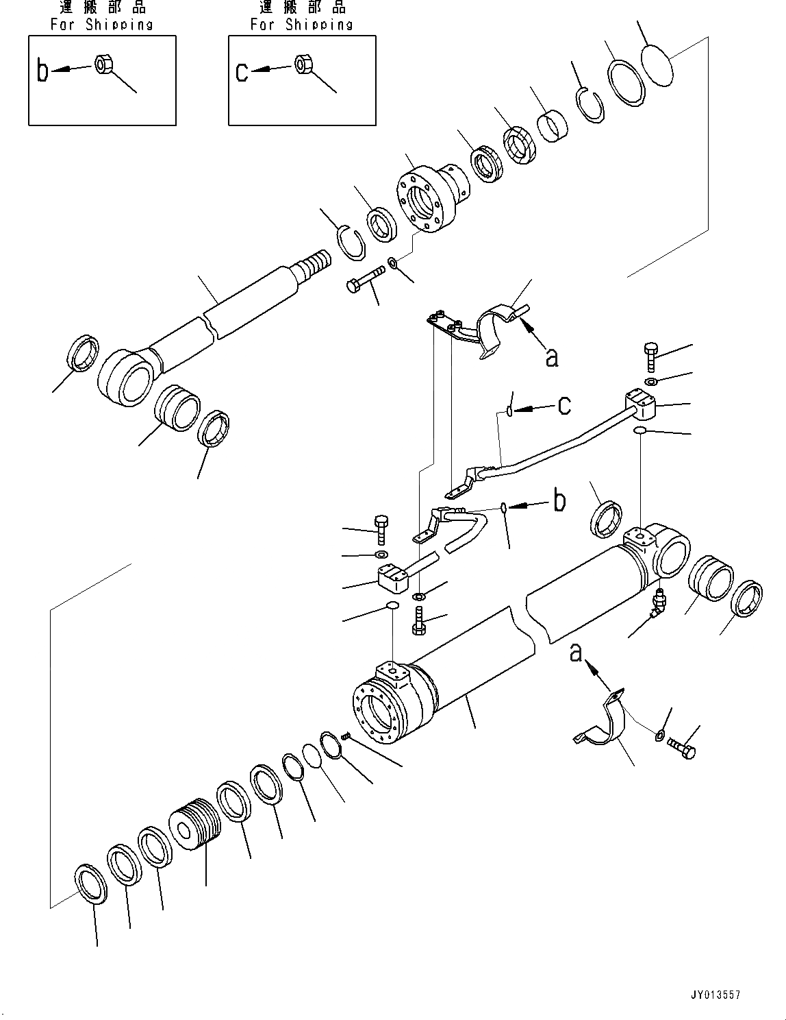 Схема запчастей Komatsu PC130-8 - ЦИЛИНДР СТРЕЛЫ, ЧАС. СИСТ. СМАЗКИ ТИП(№C-) ЦИЛИНДР СТРЕЛЫ, ЧАС. СИСТ. СМАЗКИ ТИП