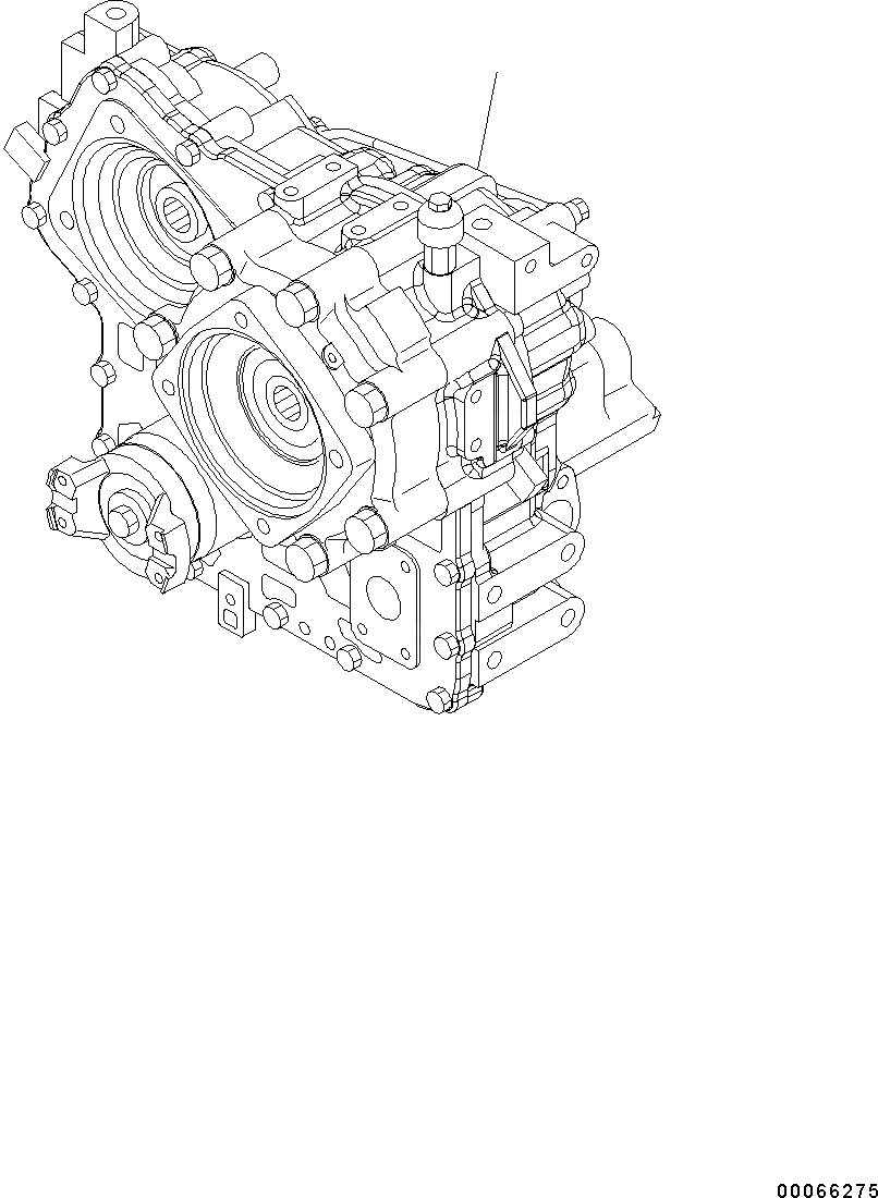 Схема запчастей Komatsu WA200-6 - ПЕРЕДАЧА ПЕРЕДАЧА (№C-) ПЕРЕДАЧА