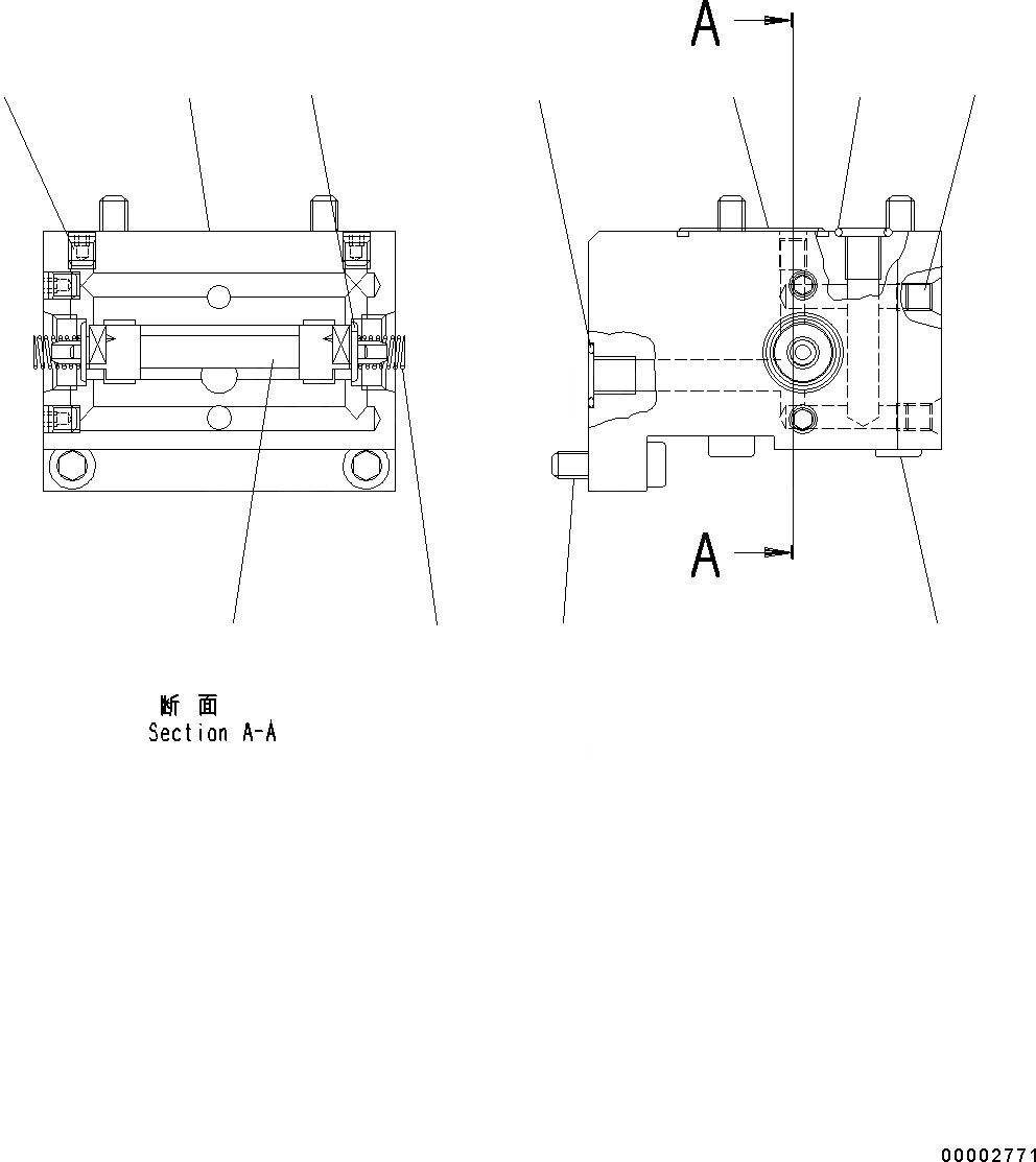 Схема запчастей Komatsu WA200-6 - HYDROSTATIC ТРАНСМИССИЯ (HST) НАСОС И МОТОР НАСОС, ВНУТР. ЧАСТИ (/) (№C-) HYDROSTATIC ТРАНСМИССИЯ (HST) НАСОС И МОТОР