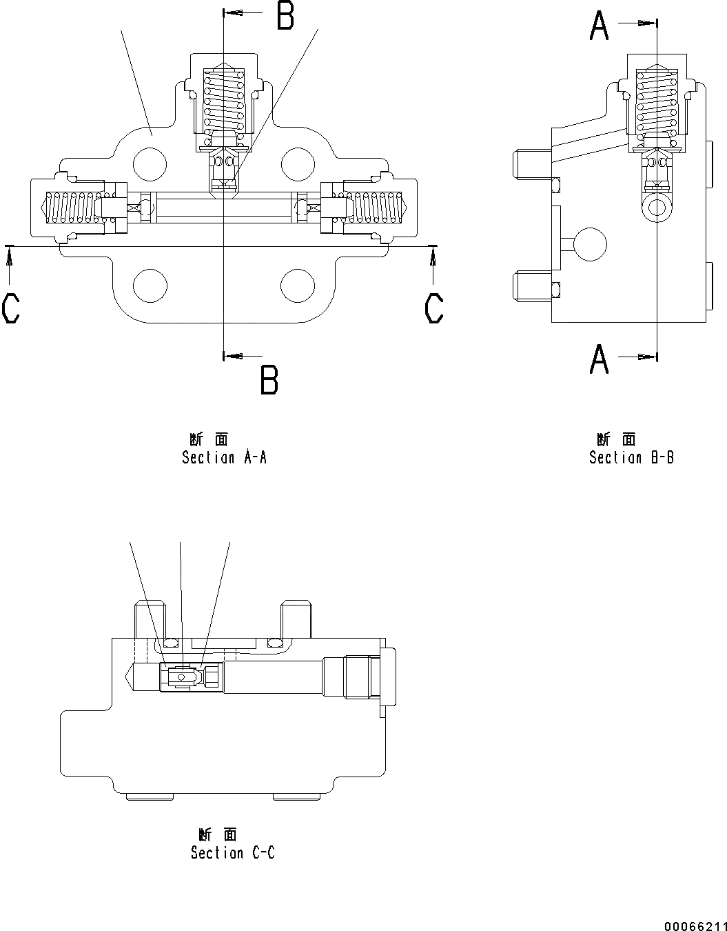 Схема запчастей Komatsu WA200-6 - HYDROSTATIC ТРАНСМИССИЯ (HST) НАСОС И МОТОР МОТОР , ВНУТР. ЧАСТИ (/7) (№C-) HYDROSTATIC ТРАНСМИССИЯ (HST) НАСОС И МОТОР