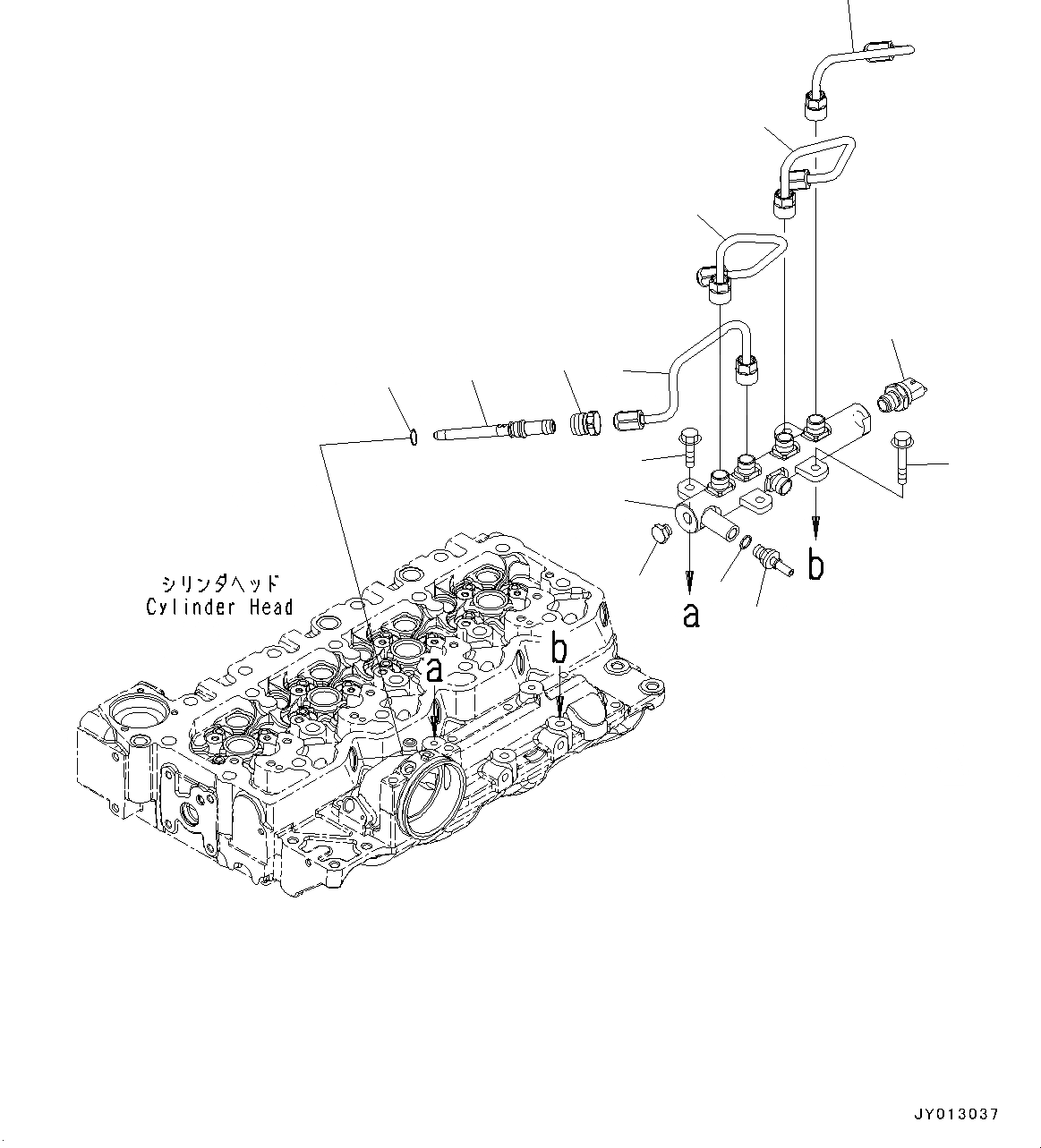 Схема запчастей Komatsu SAA4D107E-1B - ЧАСТИ PERДЛЯMANCE COMMON RAIL (№779-) ЧАСТИ PERДЛЯMANCE