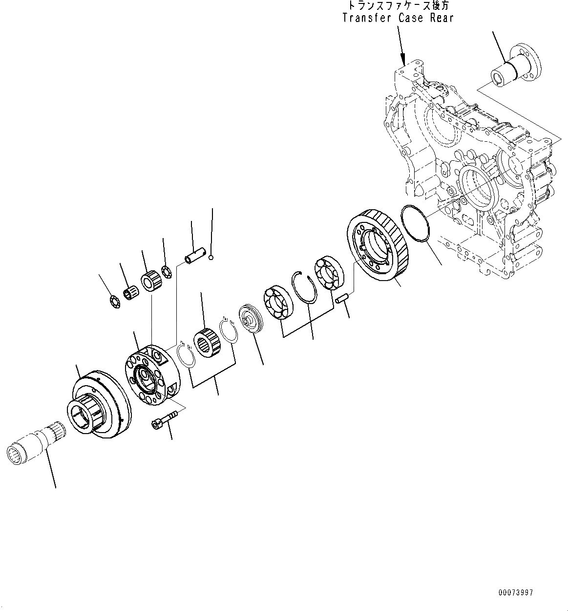 Схема запчастей Komatsu WA320-6 - ПЕРЕДАЧА, ВАЛ ПОДШИПНИК И ПРИВОД (№79-) ПЕРЕДАЧА, С ЗАЩИТА ОТ ВАНДАЛИЗМА БЛОКИР.S