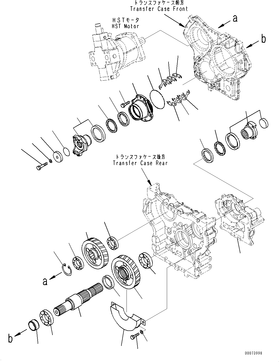 Схема запчастей Komatsu WA320-6 - ПЕРЕДАЧА, ВЫХОДНОЙ ВАЛ (№79-) ПЕРЕДАЧА, С ЗАЩИТА ОТ ВАНДАЛИЗМА БЛОКИР.S