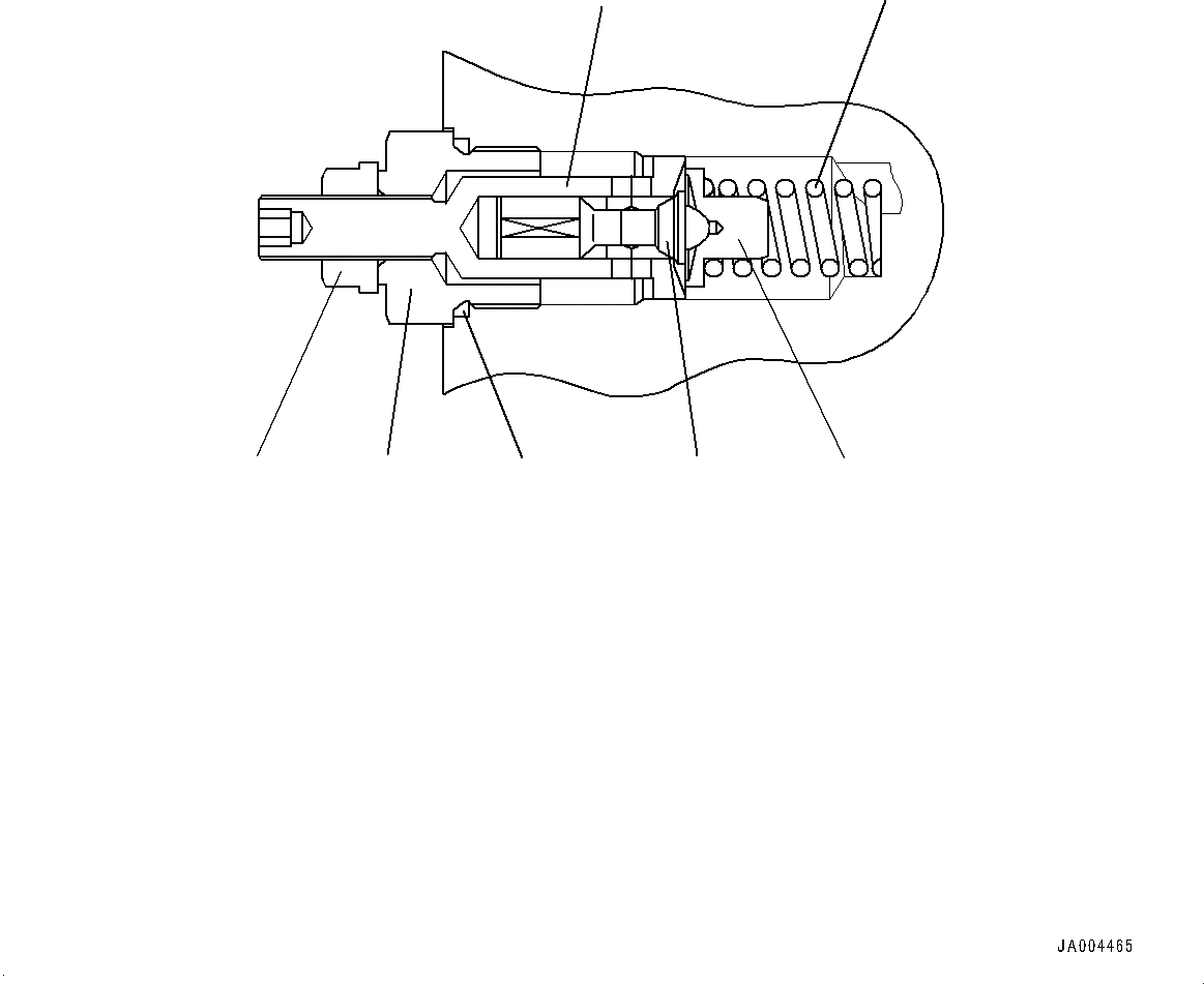 Схема запчастей Komatsu WA320-6 - HYDROSTATIC ТРАНСМИССИЯ (HST) НАСОС И МОТОР, ВНУТР. ЧАСТИ, НАСОС (/7) (№79-) HYDROSTATIC ТРАНСМИССИЯ (HST) НАСОС И МОТОР