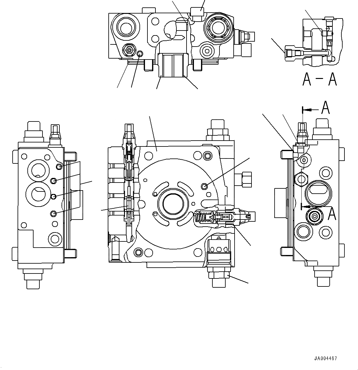 Схема запчастей Komatsu WA320-6 - HYDROSTATIC ТРАНСМИССИЯ (HST) НАСОС И МОТОР, ВНУТР. ЧАСТИ, НАСОС (8/7) (№79-) HYDROSTATIC ТРАНСМИССИЯ (HST) НАСОС И МОТОР