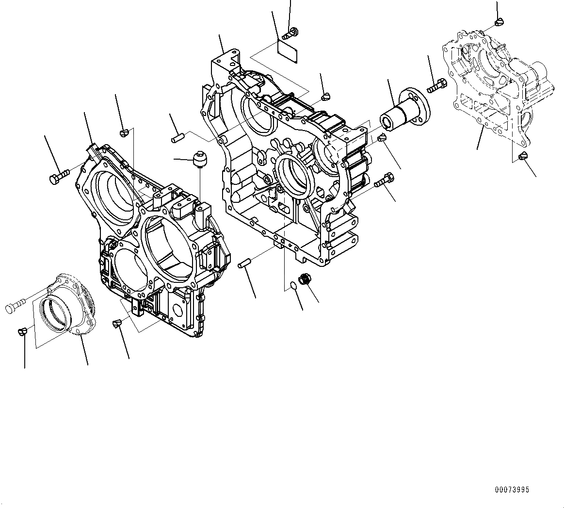 Схема запчастей Komatsu WA320-6 - ПЕРЕДАЧА, КОРПУС (№79-) ПЕРЕДАЧА, С ЗАЩИТА ОТ ВАНДАЛИЗМА БЛОКИР.S