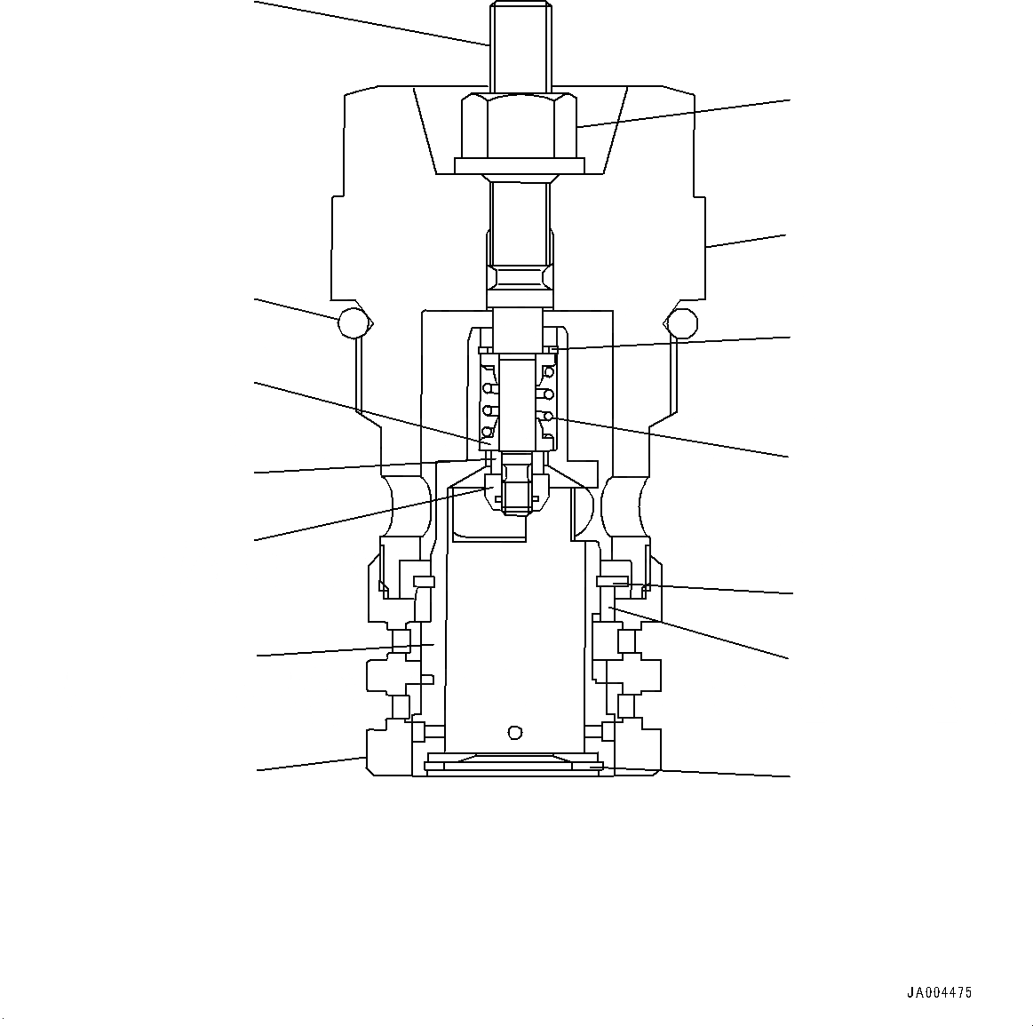 Схема запчастей Komatsu WA320-6 - HYDROSTATIC ТРАНСМИССИЯ (HST) НАСОС И МОТОР, ВНУТР. ЧАСТИ, НАСОС (/7) (№79-) HYDROSTATIC ТРАНСМИССИЯ (HST) НАСОС И МОТОР