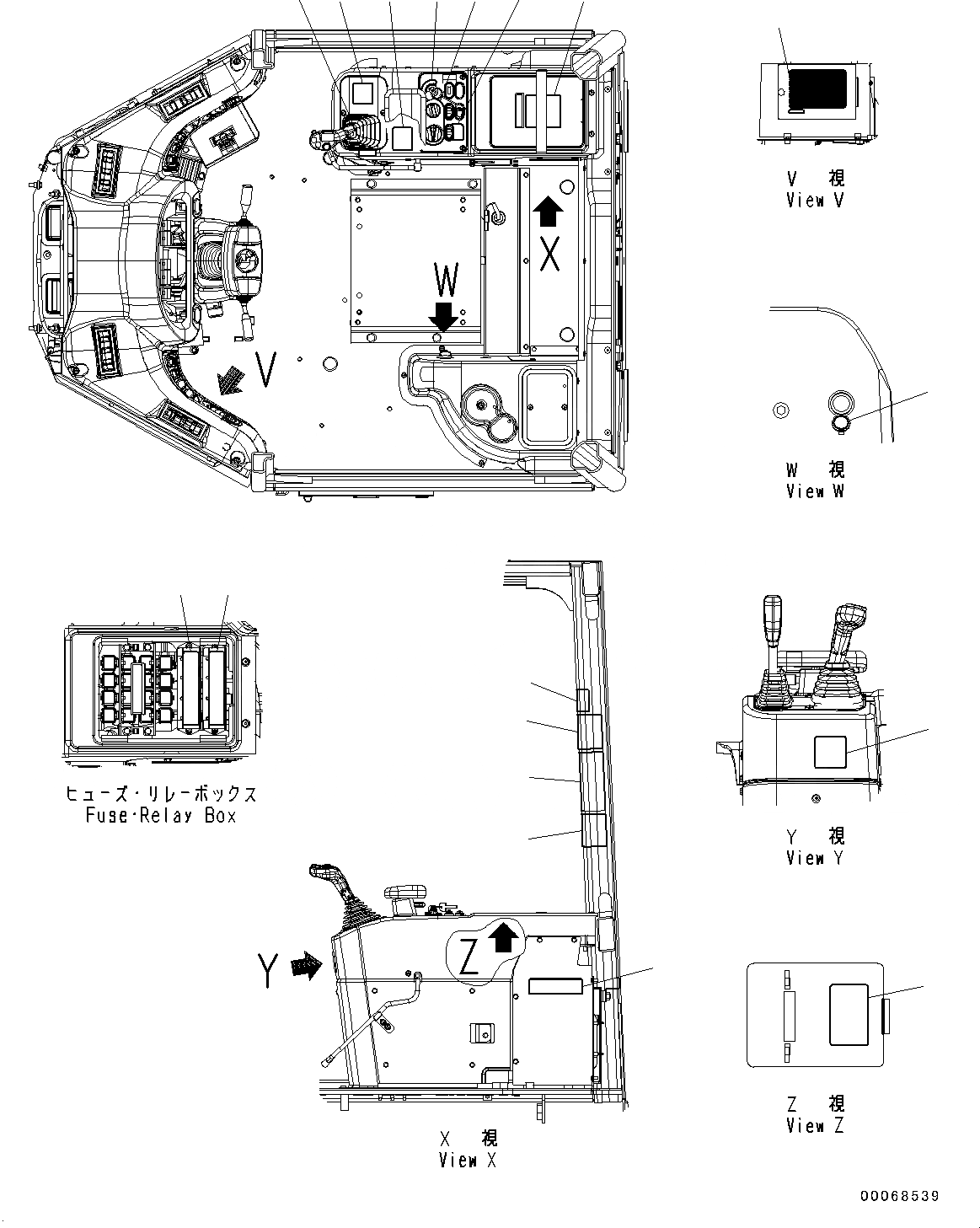 Схема запчастей Komatsu WA320-6 - МАРКИРОВКА, ПОЛ ТАБЛИЧКИ (№79-7) МАРКИРОВКА, АНГЛ., БУКВЕНН.