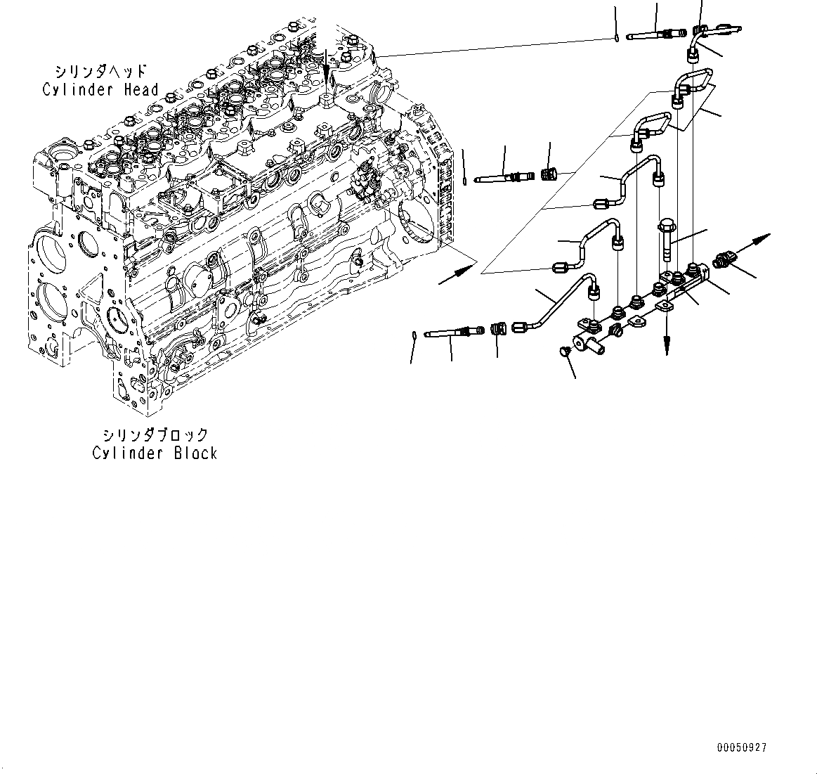 Схема запчастей Komatsu SAA6D107E-1J - ЧАСТИ PERДЛЯMANCE, COMMON RAIL ЧАСТИ PERДЛЯMANCE