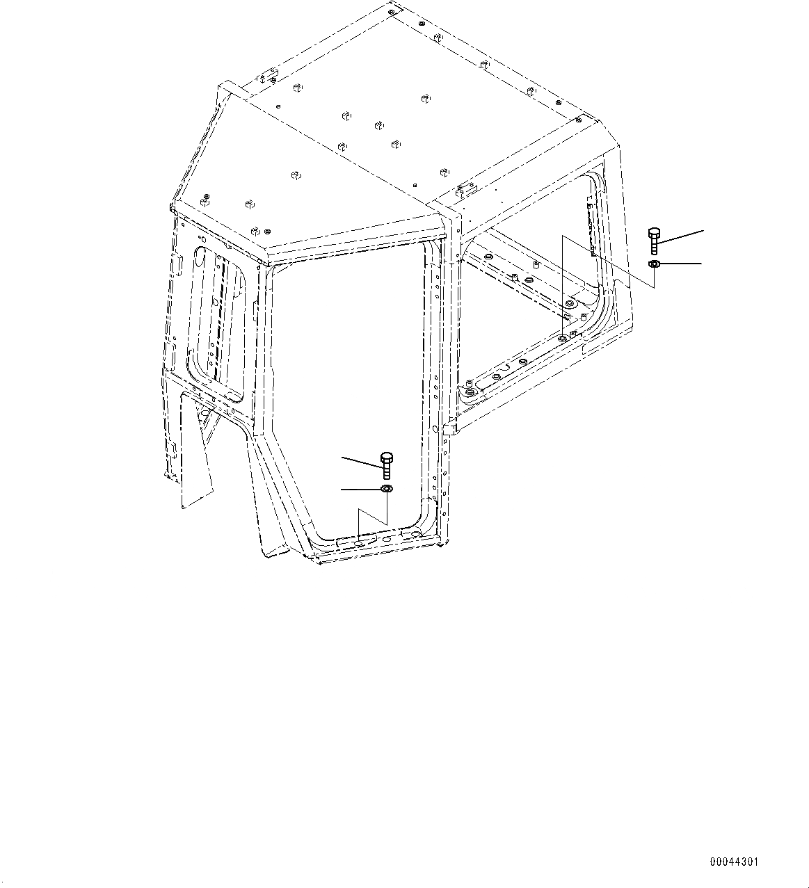 Схема запчастей Komatsu D375A-6 - КАБИНА, ЧАСТИ Д/УСТАНОВКИ (№-) КАБИНА, MSHA DUST REGULATION ARRANGEMENT, С AM-FM STEREO РАДИО, CASSETTE, СЕВ. АМЕРИКА