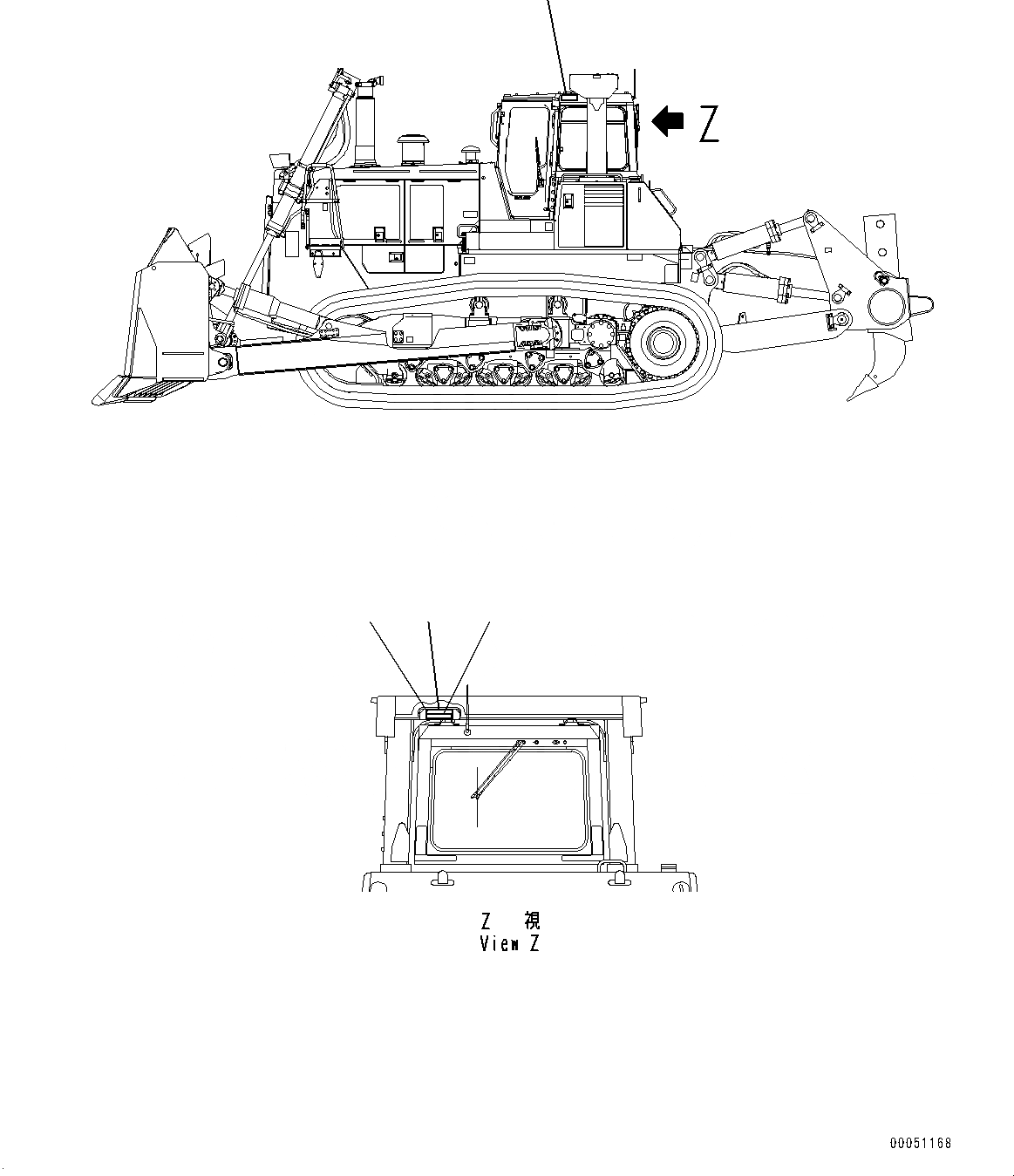 Схема запчастей Komatsu D375A-6 - ROPS ПЛАСТИНА (№-) ROPS ПЛАСТИНА, ГЕРМАН.