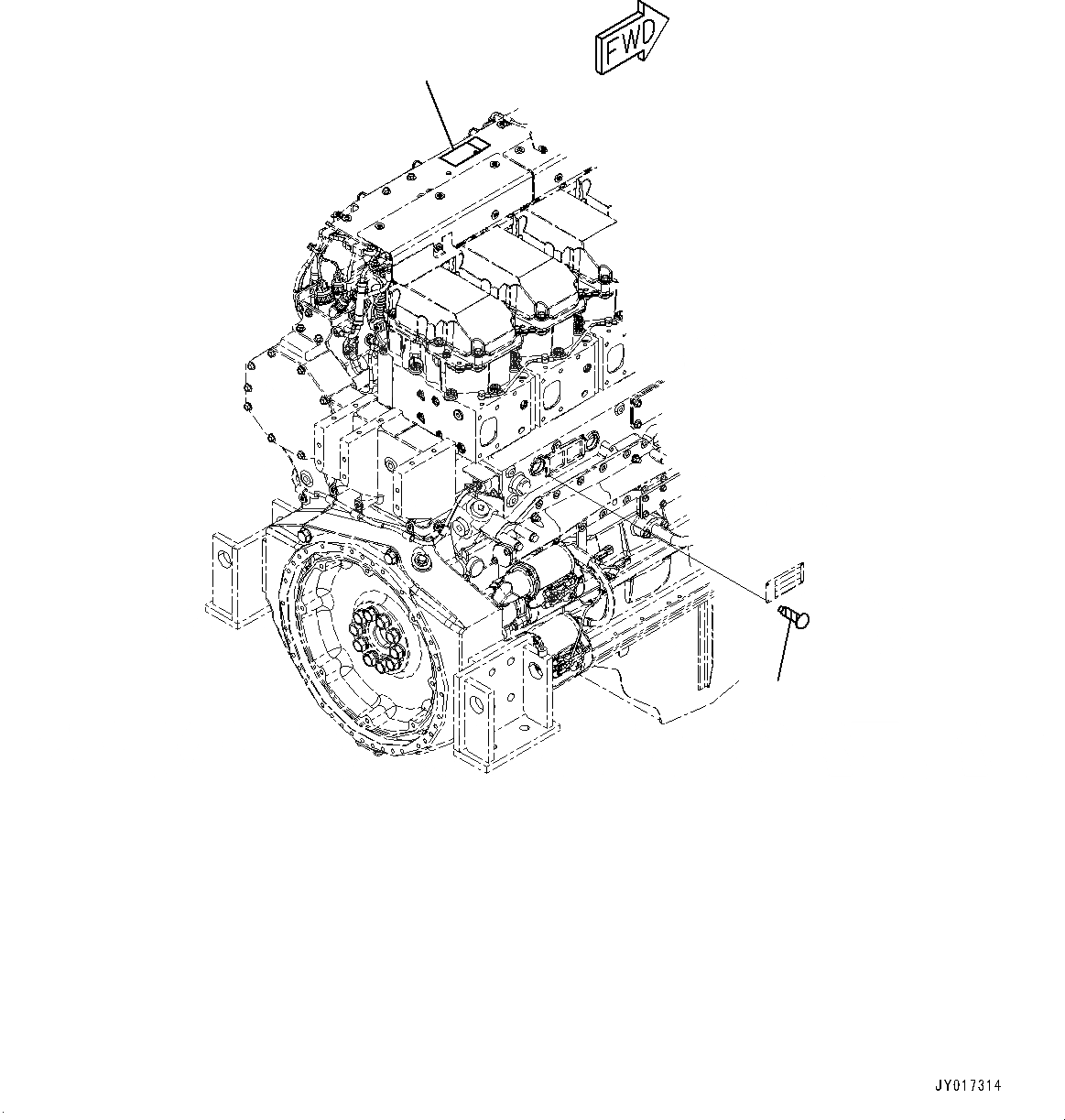 Схема запчастей Komatsu SAA6D170E-5E - ТАБЛИЧКИ ПЛАСТИНА (№9-) ТАБЛИЧКИ ПЛАСТИНА, ДЛЯ EPA REGULATIONS TPEM