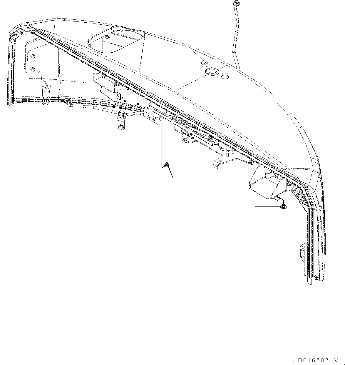 Схема запчастей Komatsu PC78UU-8 - ЗАДН.VIEW CAMERA LESS (№-) ЗАДН.VIEW CAMERA LESS