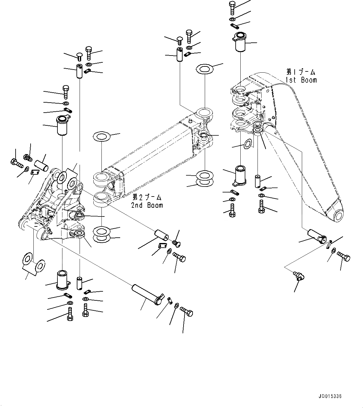 Схема запчастей Komatsu PC78UU-8 - OFFSET СТРЕЛА, ПАЛЕЦ (№-) OFFSET СТРЕЛА, ДЛЯ OFFSET СТРЕЛА, -НАВЕСН. ОБОРУД