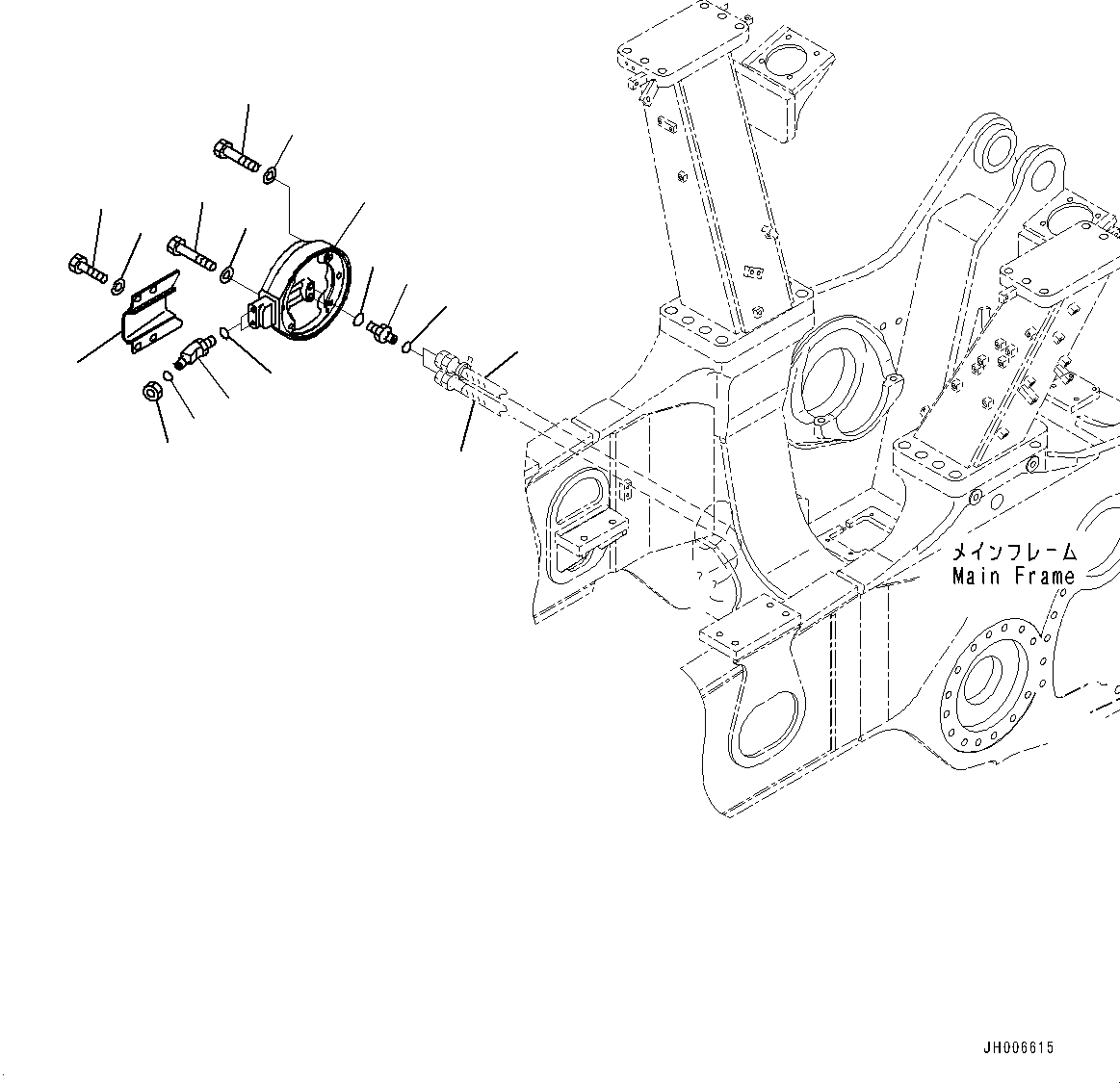 Схема запчастей Komatsu D275A-5R - ГУСЕНИЧНАЯ РАМА, ПАТРУБОК И COVER, ПРАВ. (№-) ГУСЕНИЧНАЯ РАМА, С ПОЛН. LENGTH ЗАЩИТА ОПОРНЫХ КАТКОВ, ДЛЯ ОТВАЛ С ДВОЙН. ПЕРЕКОСОМ