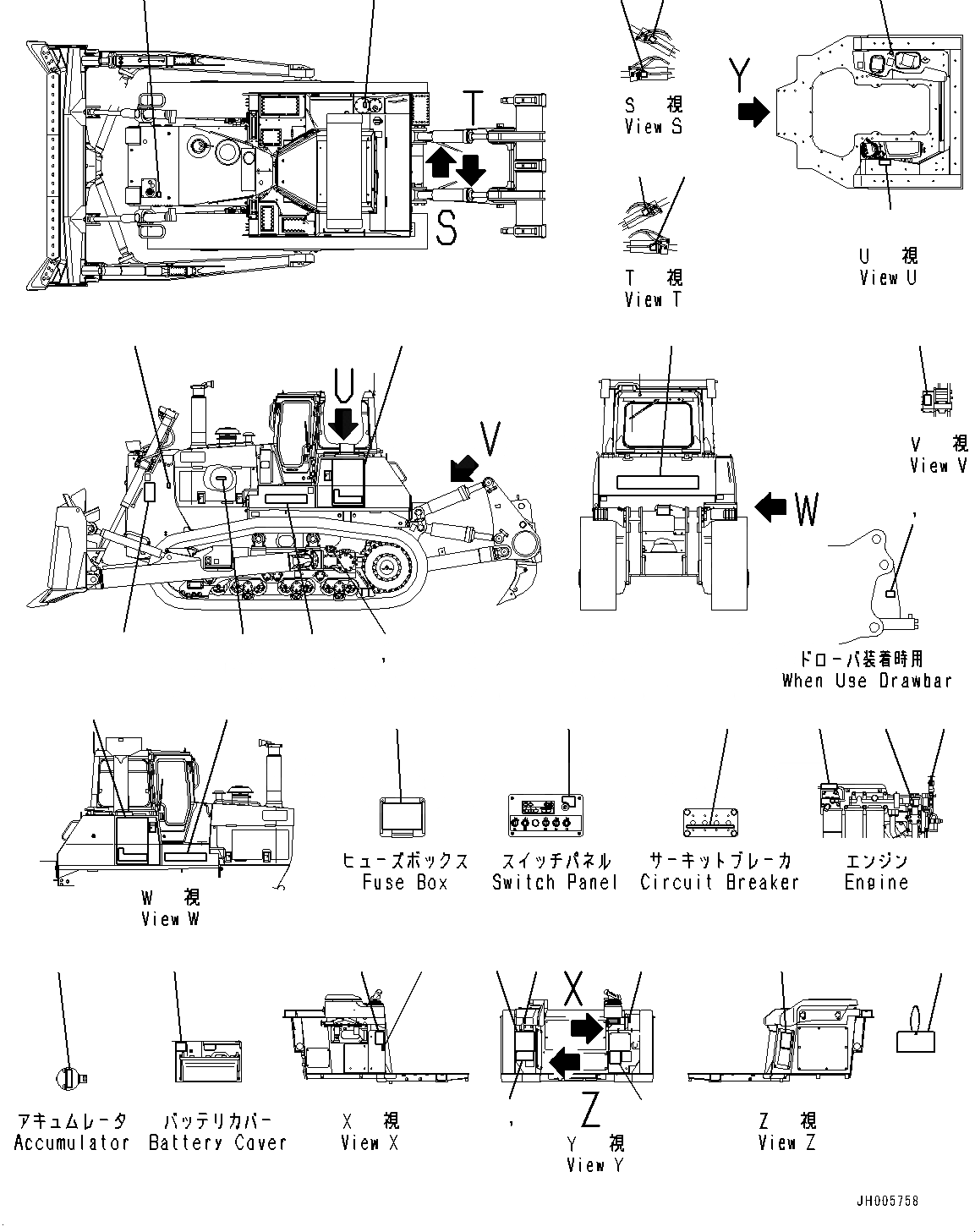 Схема запчастей Komatsu D275A-5R - МАРКИРОВКА (№-) МАРКИРОВКА, ТУРЦИЯ-АНГЛ., ДЛЯ СТРАН ЕС NOISE ARRANGEMENT, КАБИНА - STEEL