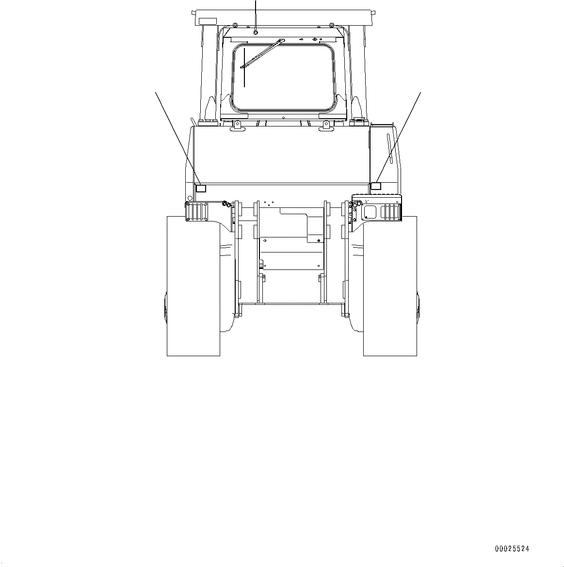 Схема запчастей Komatsu D275A-5R - REFLECTOR (№-) REFLECTOR