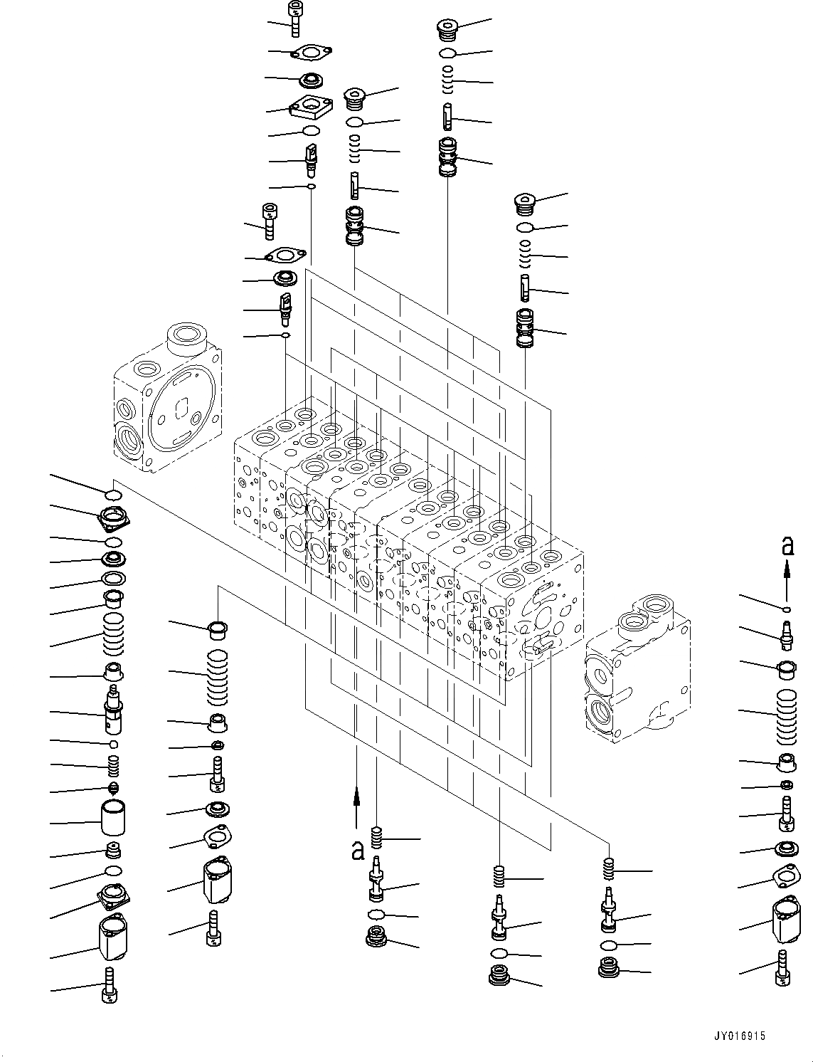 Схема запчастей Komatsu GD555-5 - УПРАВЛЯЮЩ. КЛАПАН, -КЛАПАН (/) (№-9) УПРАВЛЯЮЩ. КЛАПАН, С СЕКЦ. КЛАПАН