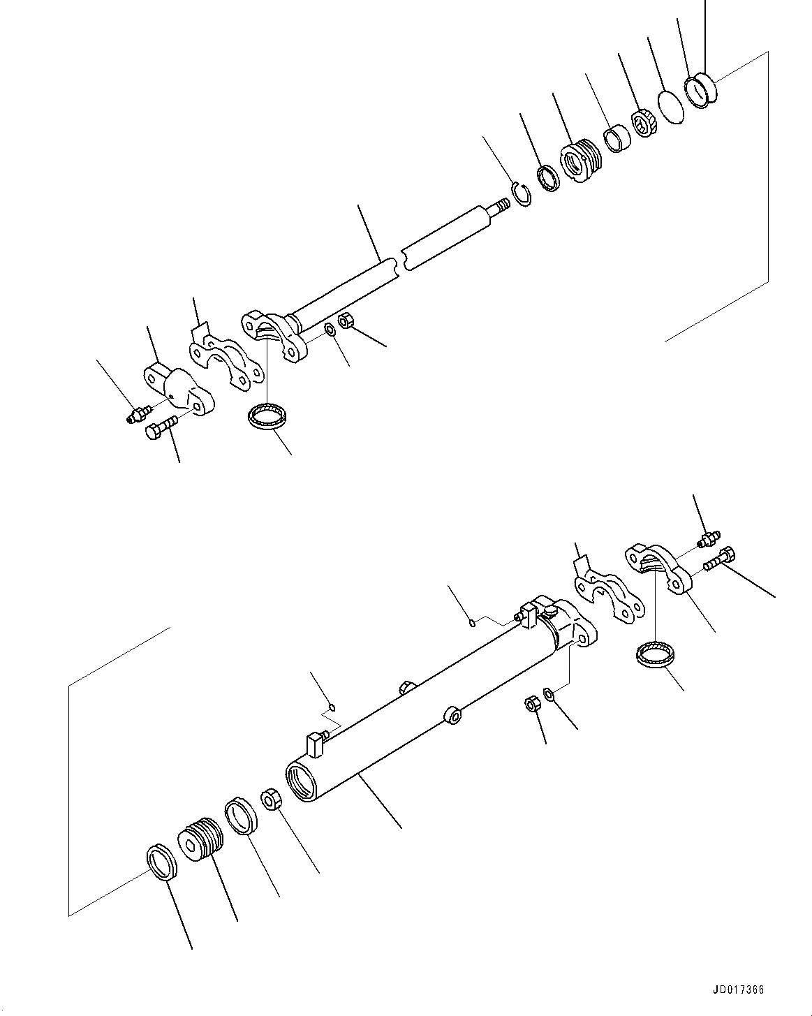 Схема запчастей Komatsu GD655-5 - СЦЕПНОЕ УСТРОЙСТВО SHIFT ЦИЛИНДР (№-) СЦЕПНОЕ УСТРОЙСТВО SHIFT ЦИЛИНДР