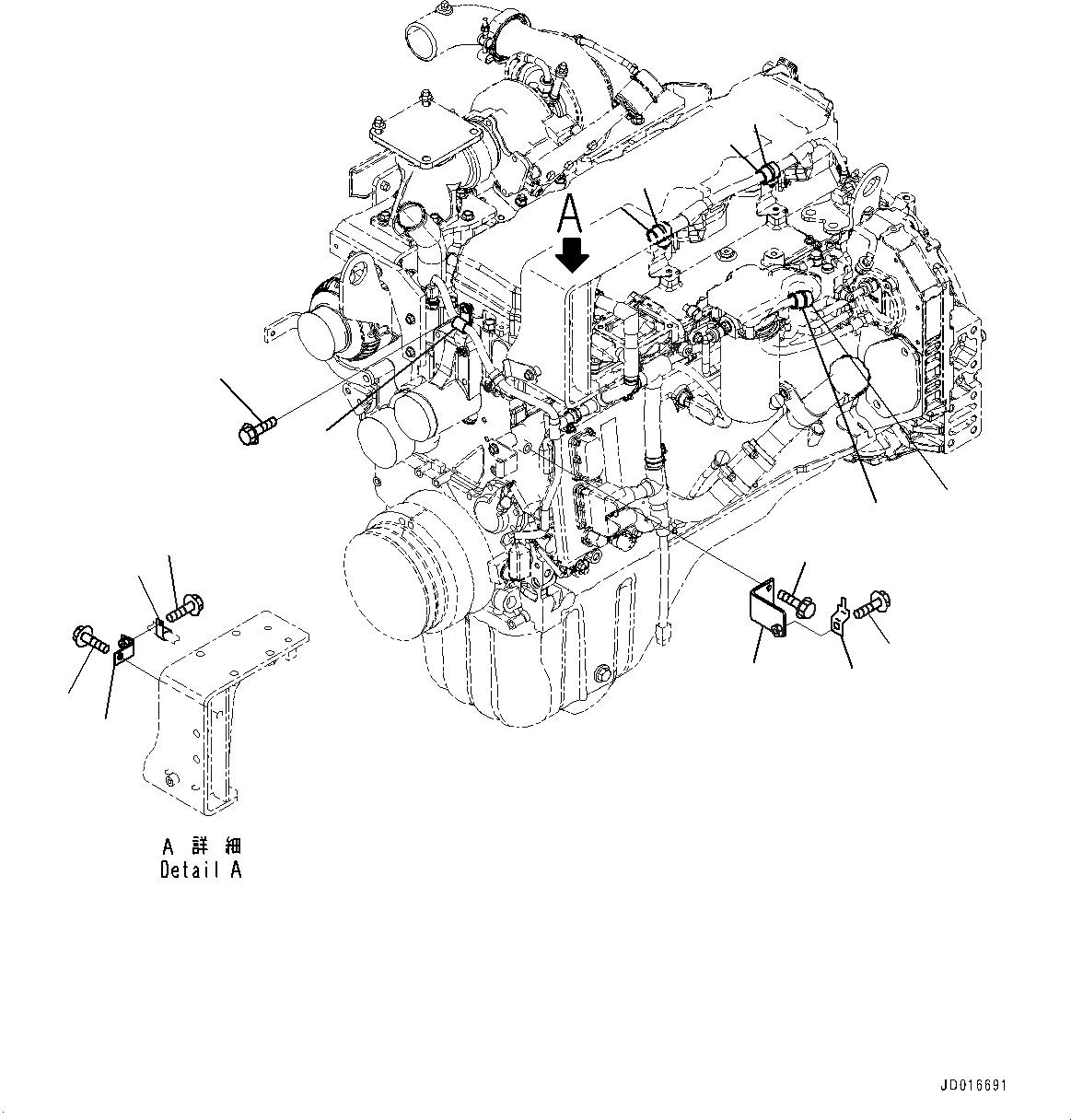 Схема запчастей Komatsu SAA6D107E-1CC - ПРОВОДКА КОРПУС (№7-) ПРОВОДКА КОРПУС