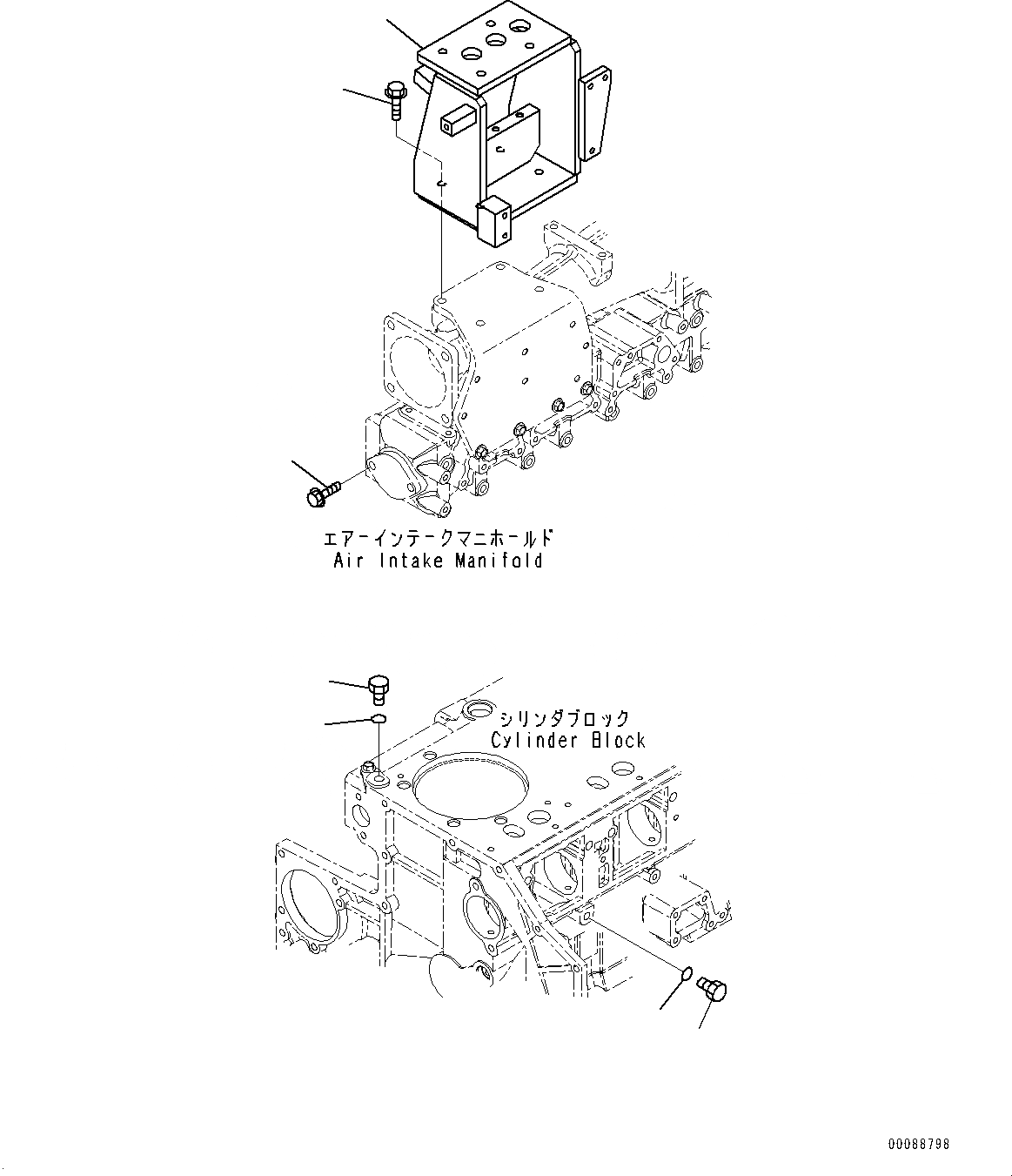 Схема запчастей Komatsu SAA6D140E-5AH - АНТИКОРРОЗ. ЭЛЕМЕНТ (№-) АНТИКОРРОЗ. ЭЛЕМЕНТ