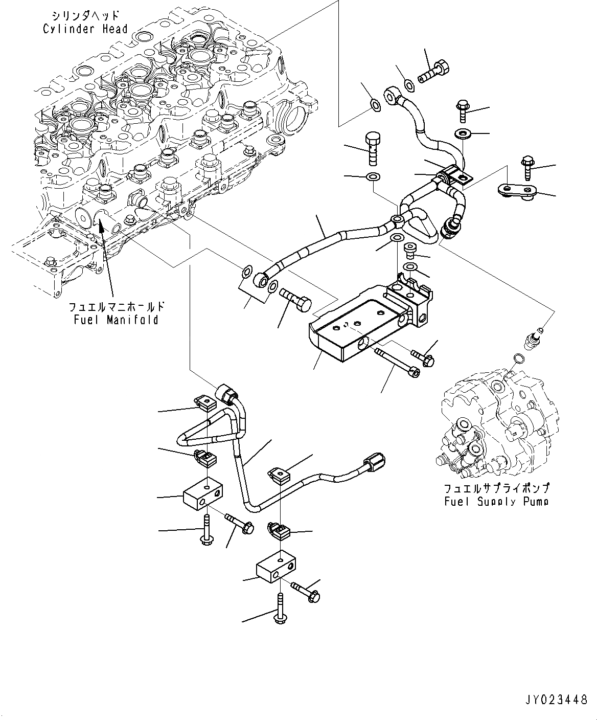 Схема запчастей Komatsu SAA6D107E-1DD - ТОПЛИВН. ФИЛЬТР. CARTRIDGE (№7-) ТОПЛИВН. ФИЛЬТР. CARTRIDGE