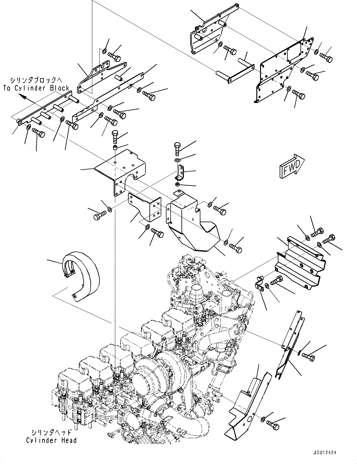 Схема запчастей Komatsu SAA6D140E-5H - ТЕРМОЗАЩИТА (№8-) ТЕРМОЗАЩИТА, ДЛЯ 9AMP. ГЕНЕРАТОР