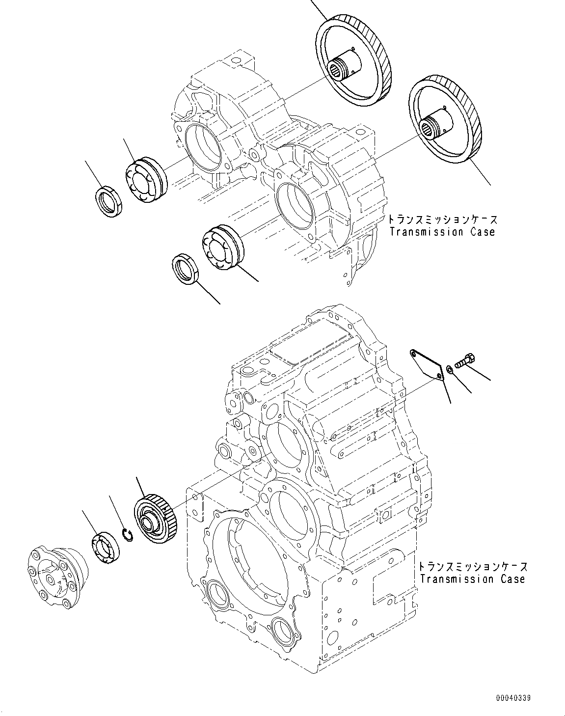 Схема запчастей Komatsu WA380-6 - ГИДРОТРАНСФОРМАТОР И ТРАНСМИССИЯ, PTO(МЕХ-М ОТБОРА МОЩНОСТИ) ПРИВОД (№99-) ГИДРОТРАНСФОРМАТОР И ТРАНСМИССИЯ, БЕЗ ЭКСТРЕНН. РУЛЕВ. УПРАВЛЕНИЕ