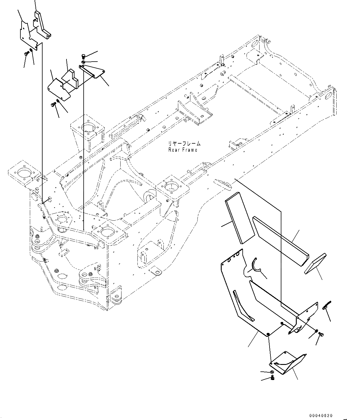 Схема запчастей Komatsu WA380-6 - СОЧЛ. СОЕД. БЛОКИР. BAR И РАМА COVER, С 3-Х СЕКЦ. КОНТР. КЛАПАНОМ, ДОПОЛН. ПРОТИВОВЕС ДЛЯ ЗАХВАТА БРЕВЕН И ВИЛЫ, ДЛЯ СТРАН ЕС НОВ. N СОЧЛ. СОЕД. БЛОКИР. BAR И РАМА COVER, С 3-Х СЕКЦ. КОНТР. КЛАПАНОМ, ДОПОЛН. ПРОТИВОВЕС ДЛ