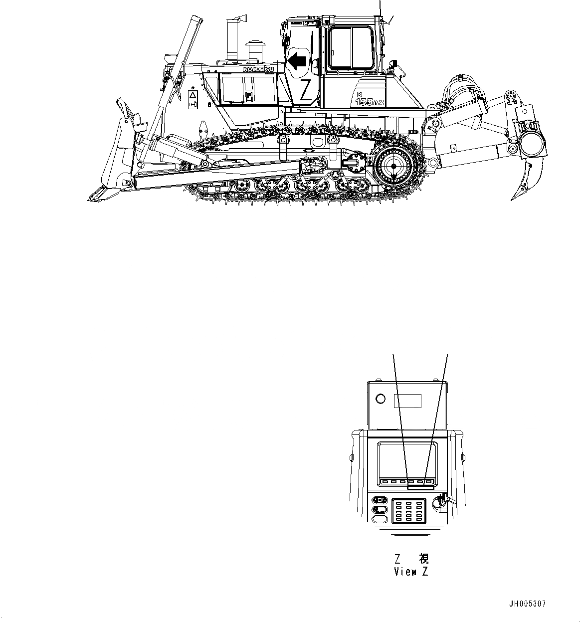 Схема запчастей Komatsu D155AX-6 - MERCURIAL COMPONENT INDICATION ПЛАСТИНА (№87-) MERCURIAL COMPONENT INDICATION ПЛАСТИНА